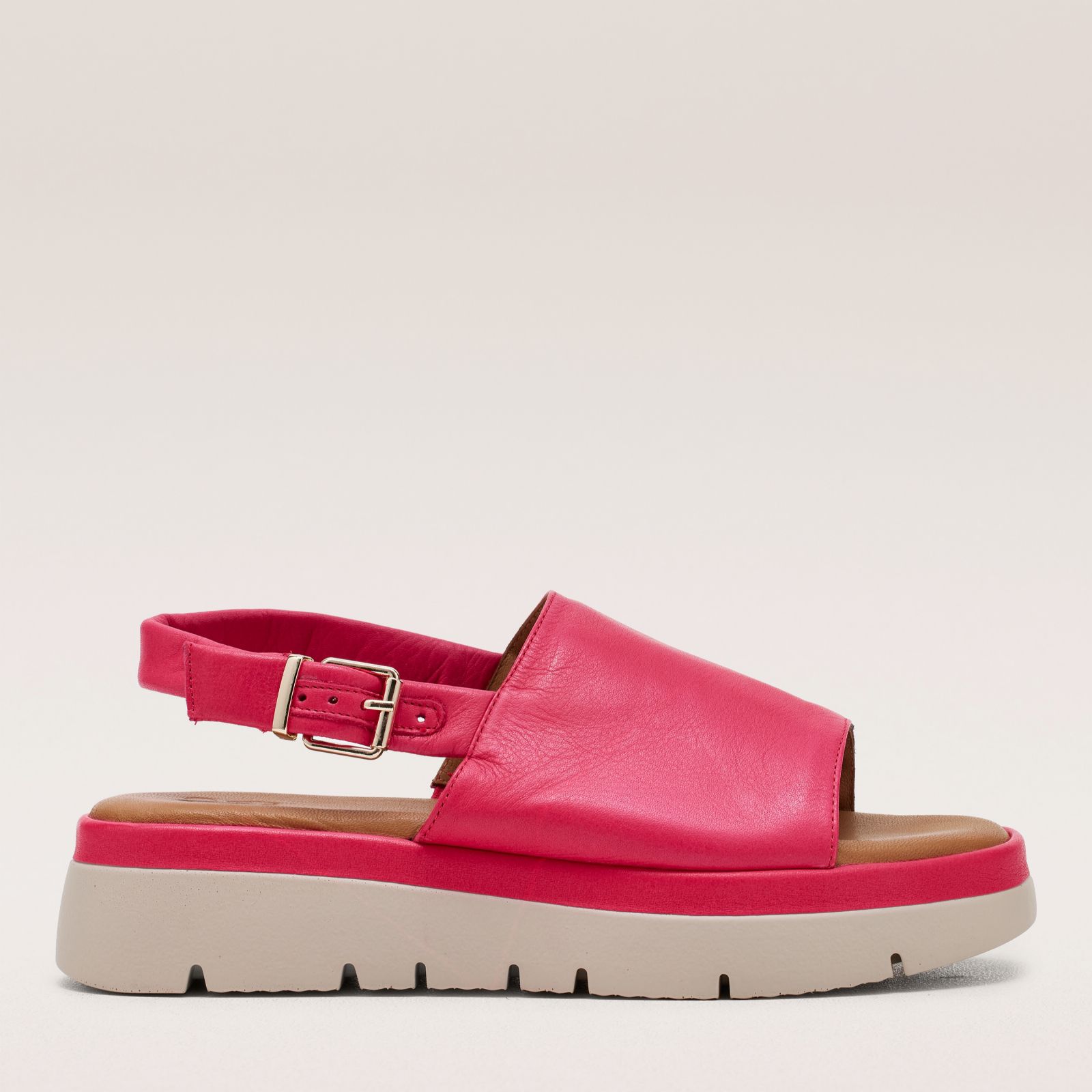 Moda In Pelle Erleah Leather Wedge Sandal