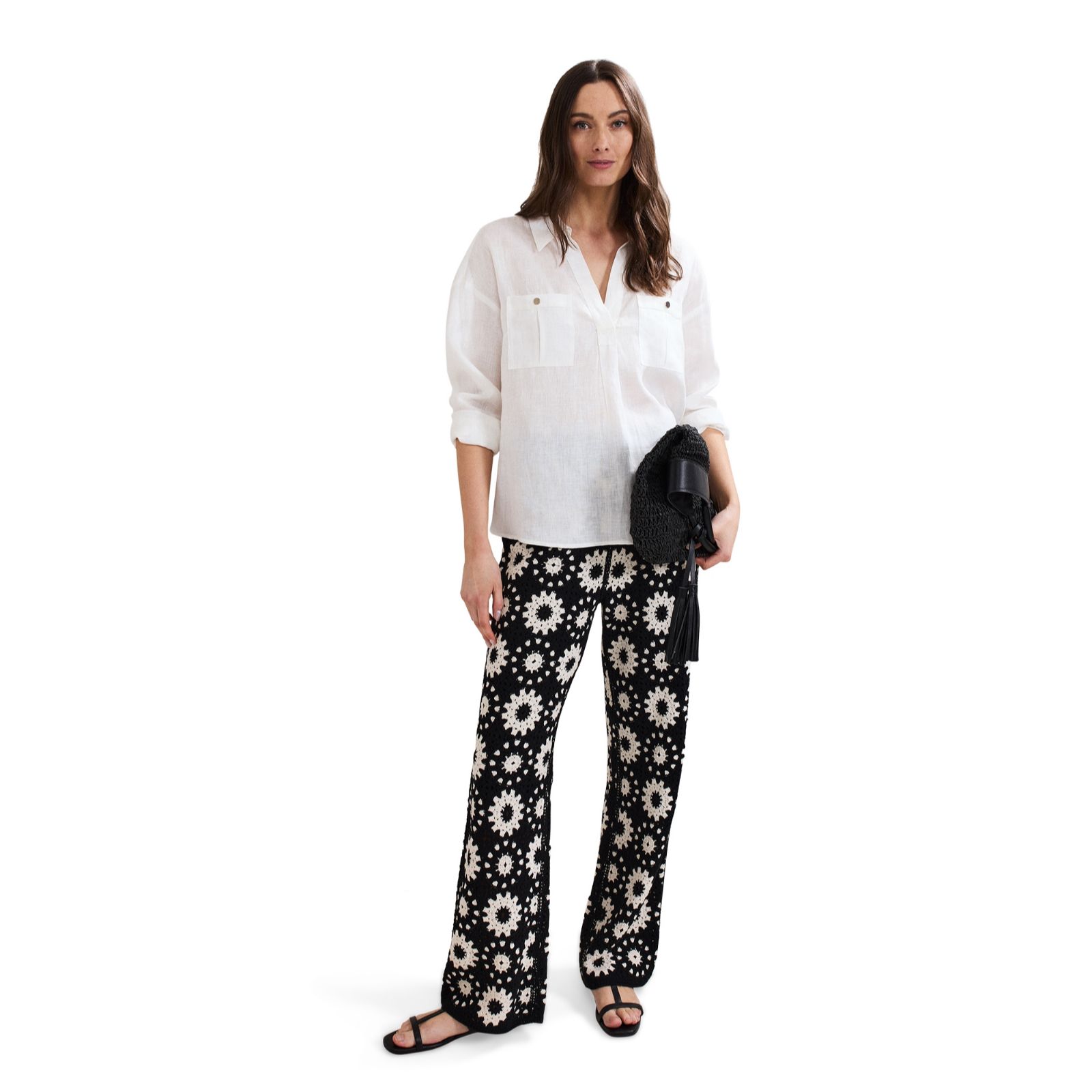 Phase Eight Maggie Crochet Trousers