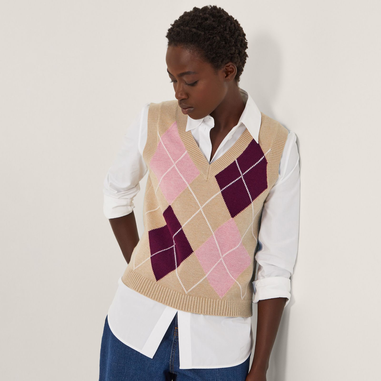 Monsoon Anne Argyle Tank