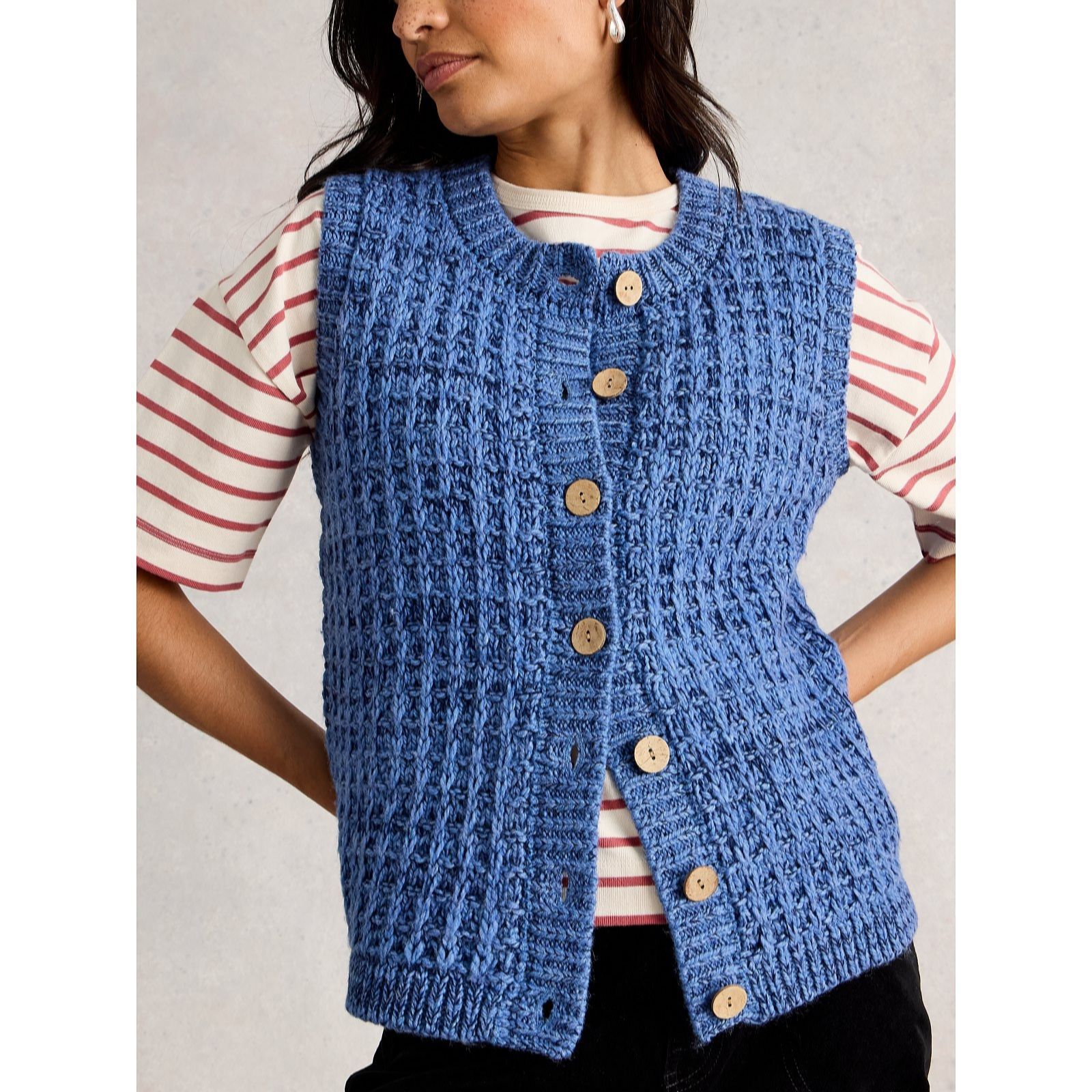 White Stuff Maxine Button Tank