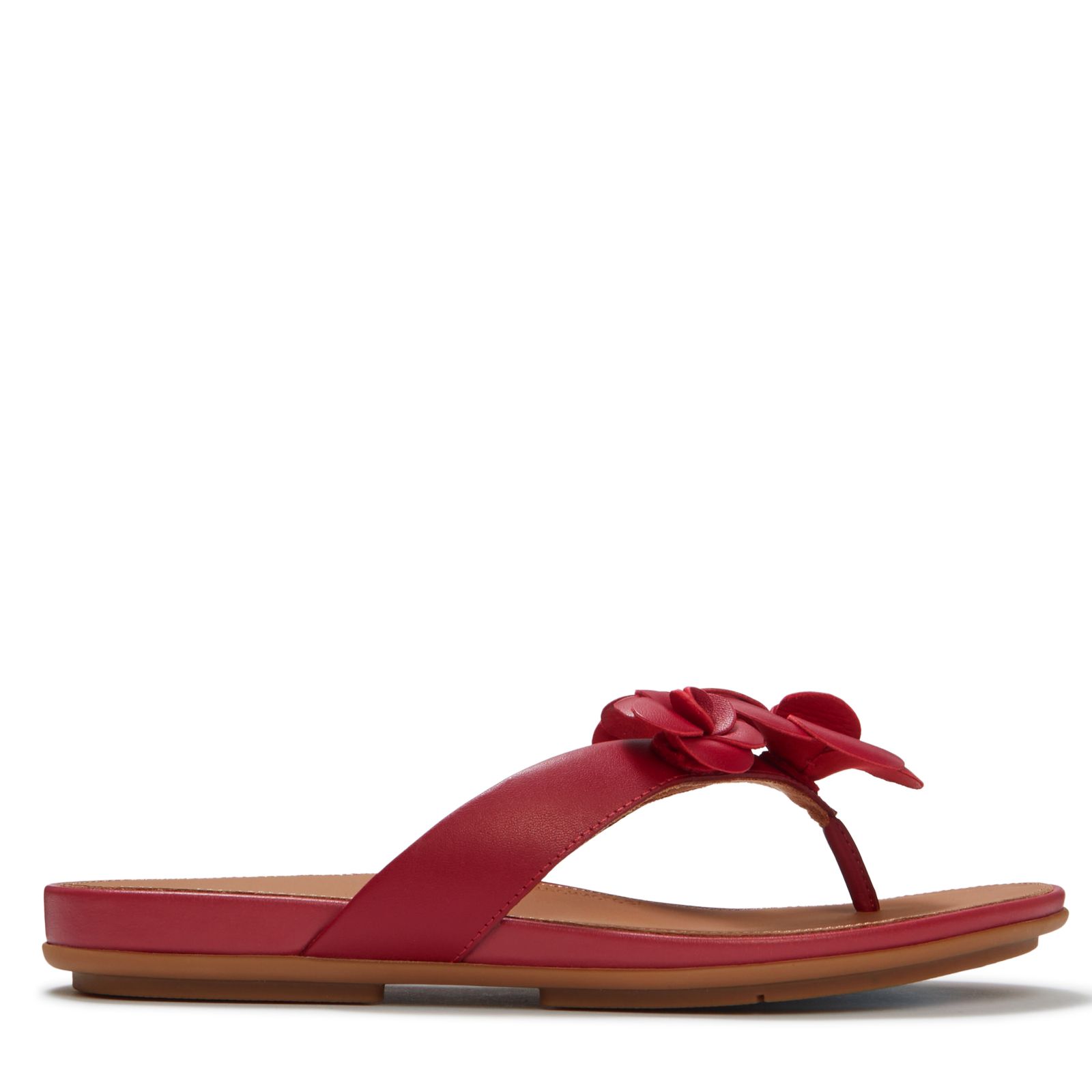 Fitflop Gracie Flower Leather Flip-Flops