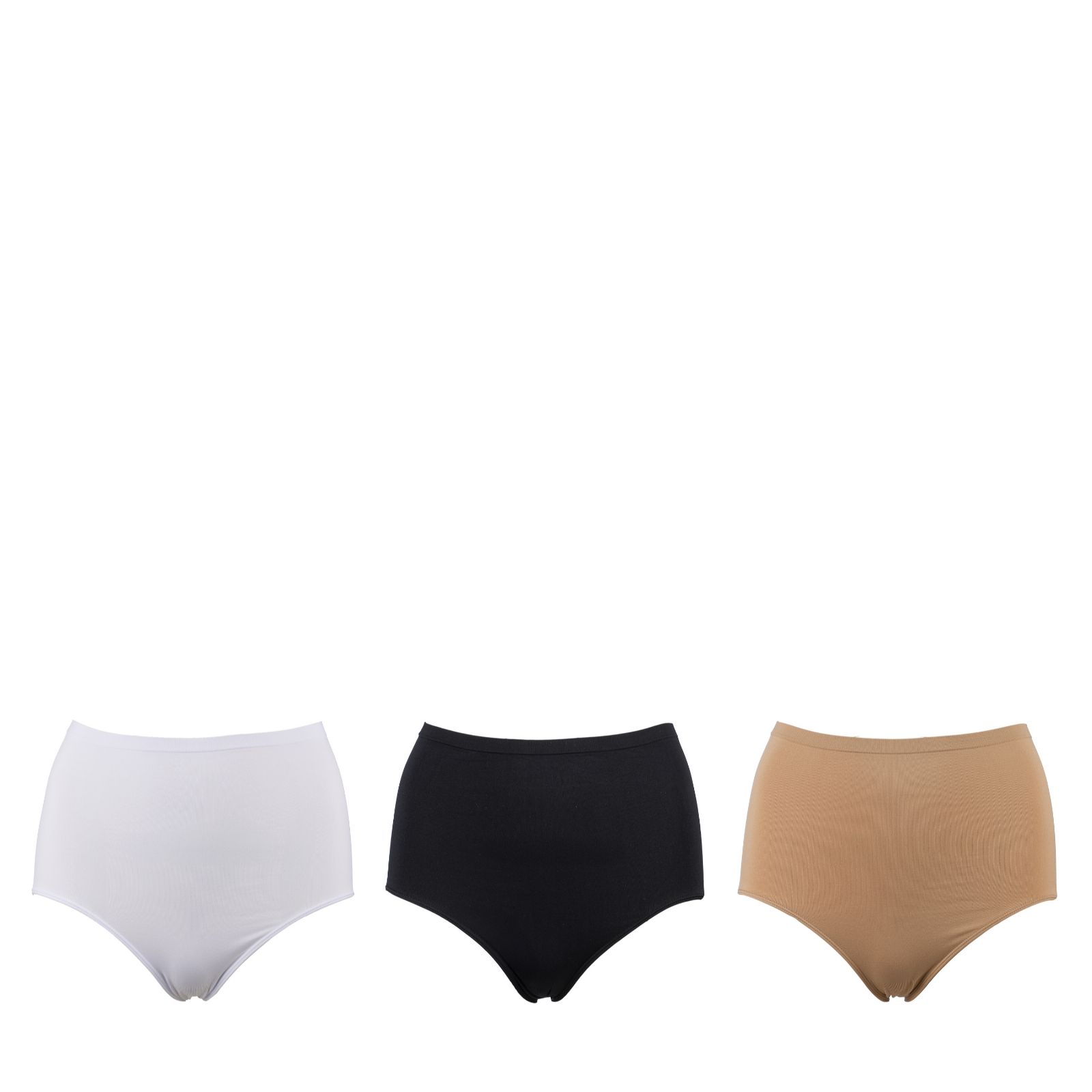 Rhonda Shear Seamless Natural Waist Panty 3 Pack