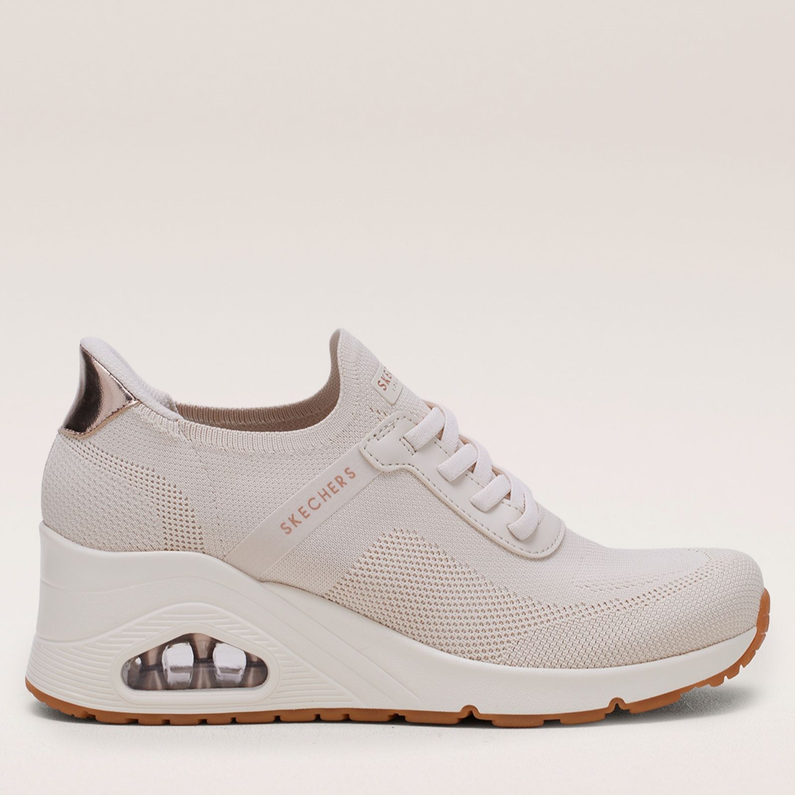 Outlet Skechers Uno Wedge Slip N Knit Slip-Ins Trainer