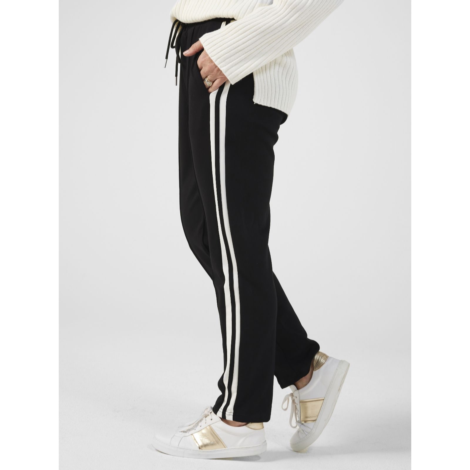 Frank Usher Supersoft Jersey Tapered Joggers - QVC UK
