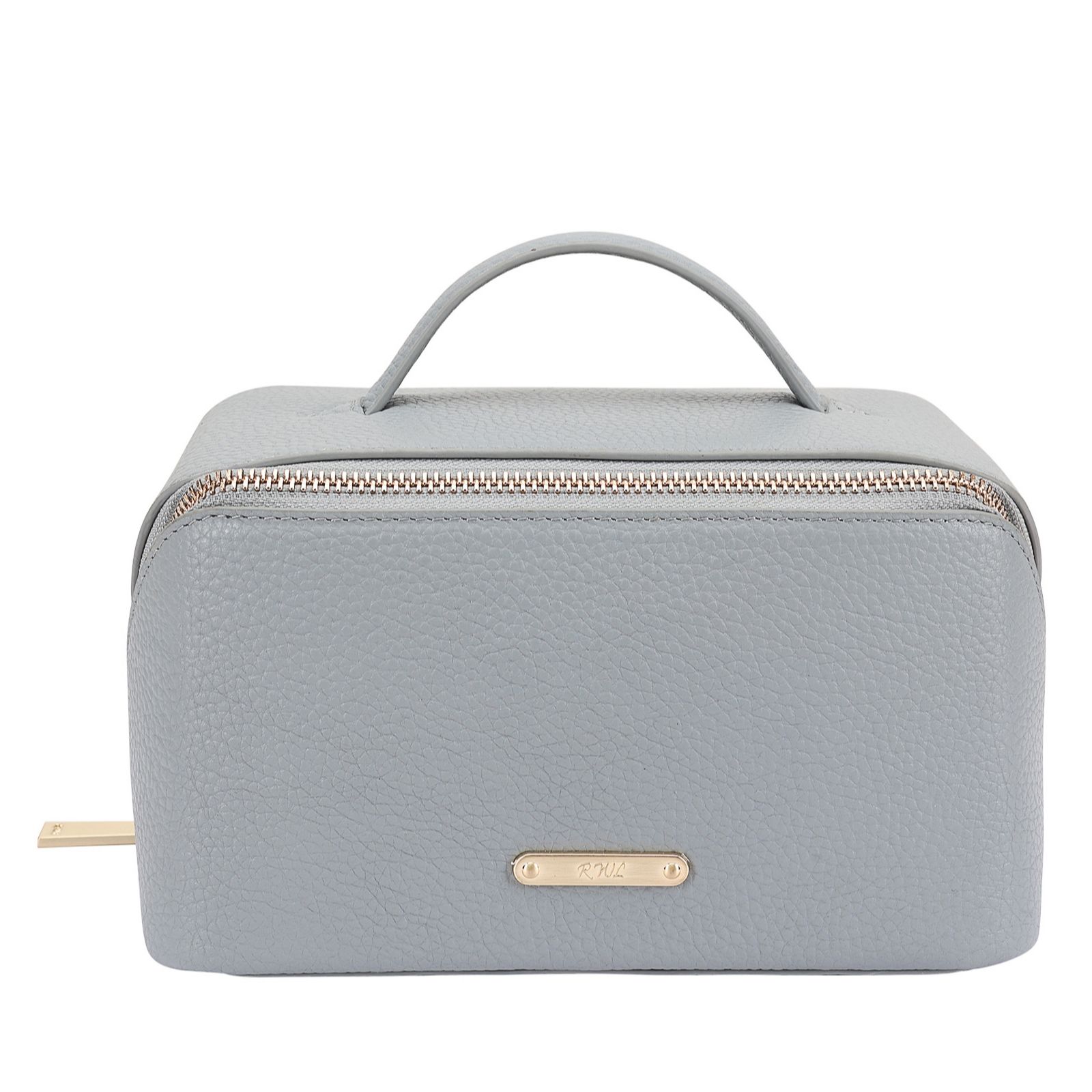 Ruth Langsford Lay Flat Leather Make Up Bag