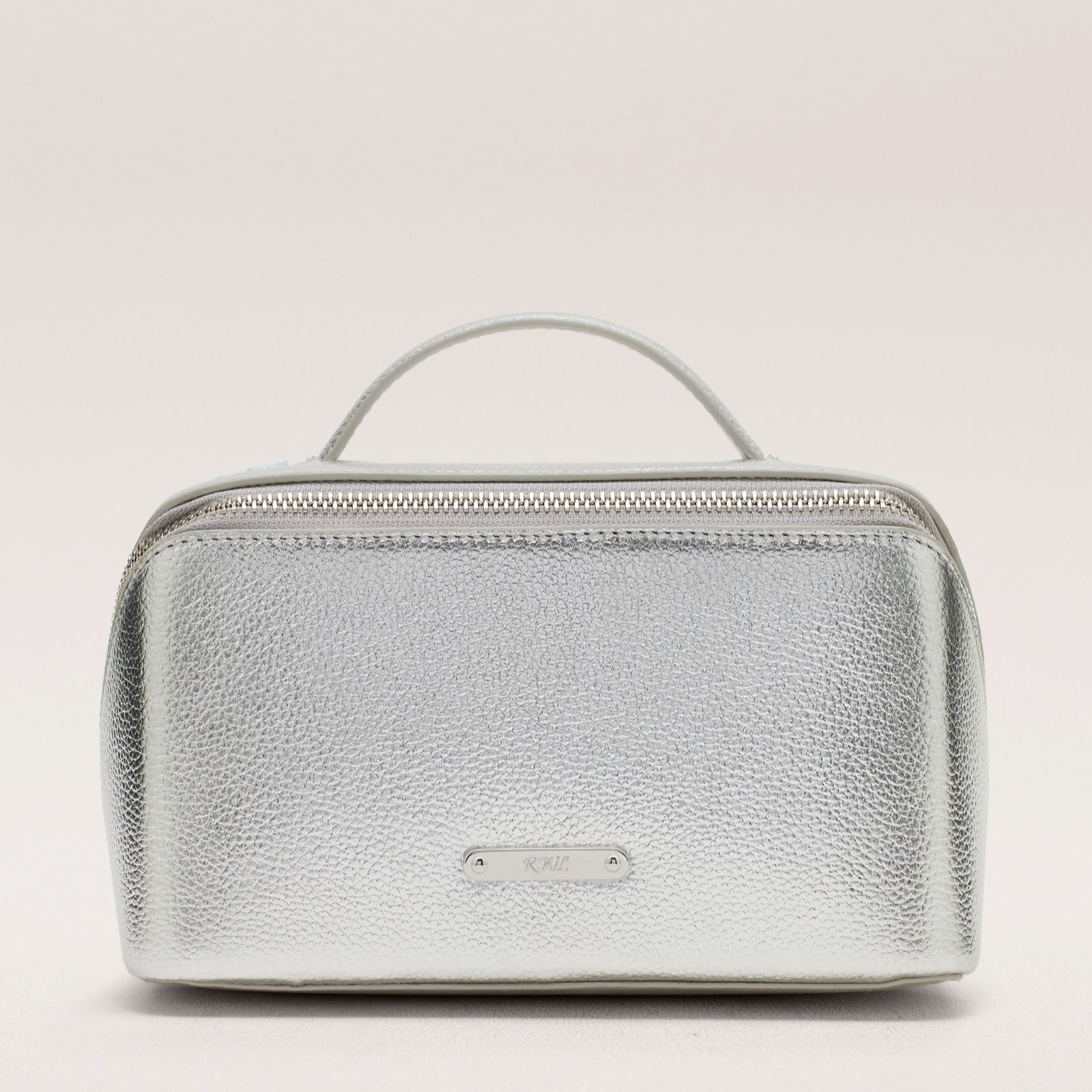 Ruth Langsford Lay Flat Leather Make Up Bag