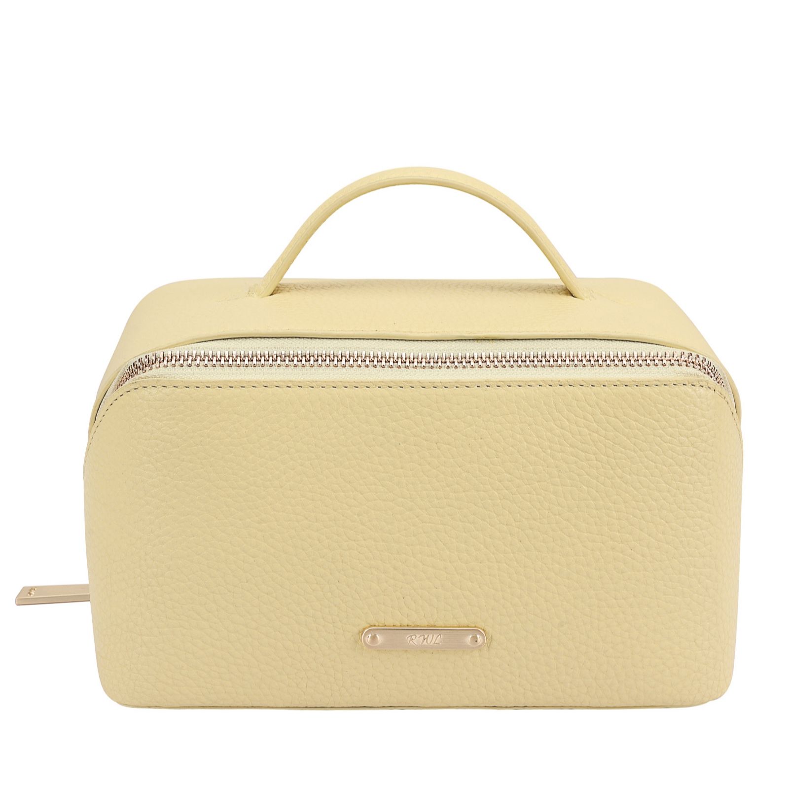 Ruth Langsford Lay Flat Leather Make Up Bag