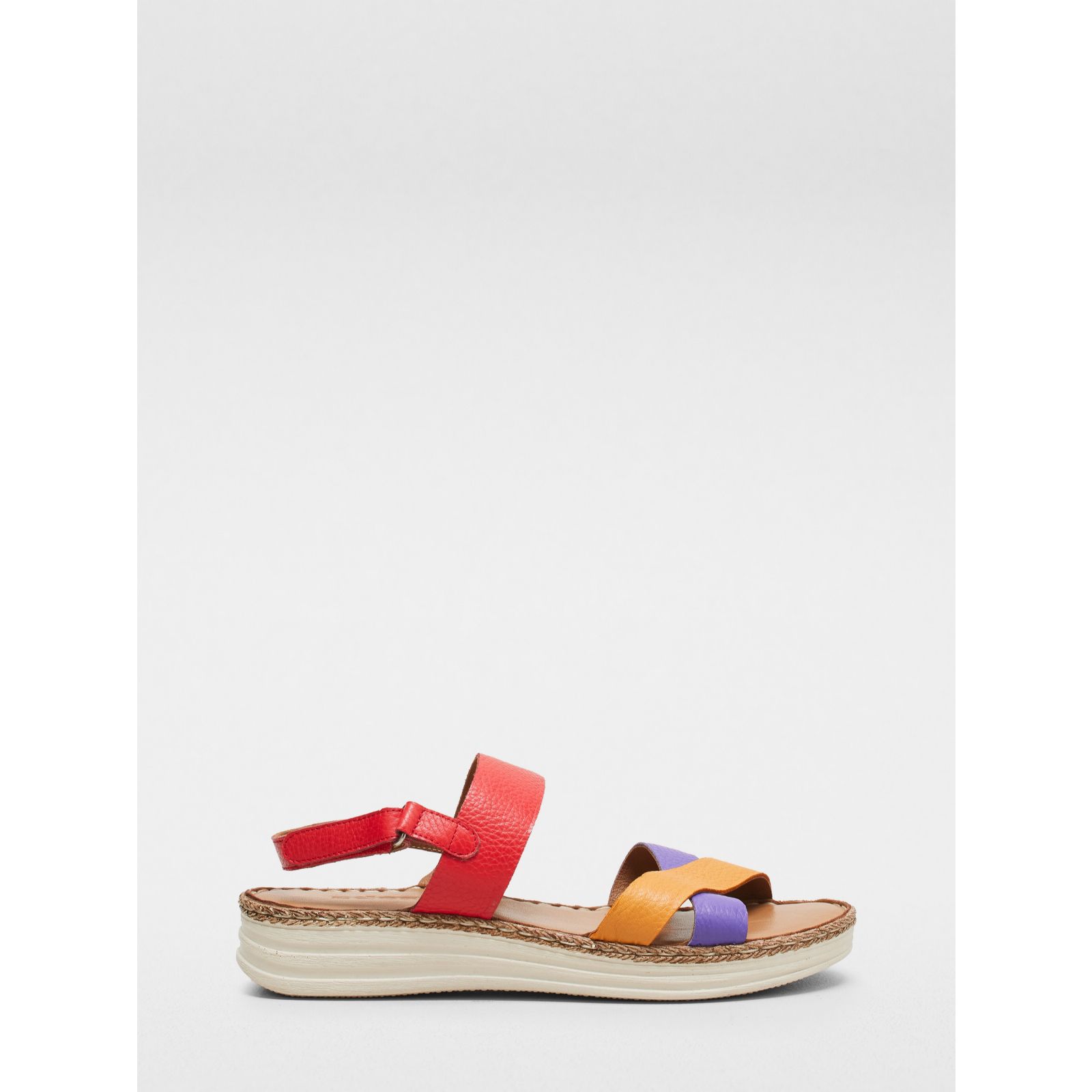 Outlet Adesso Lara Leather Strappy Sandal