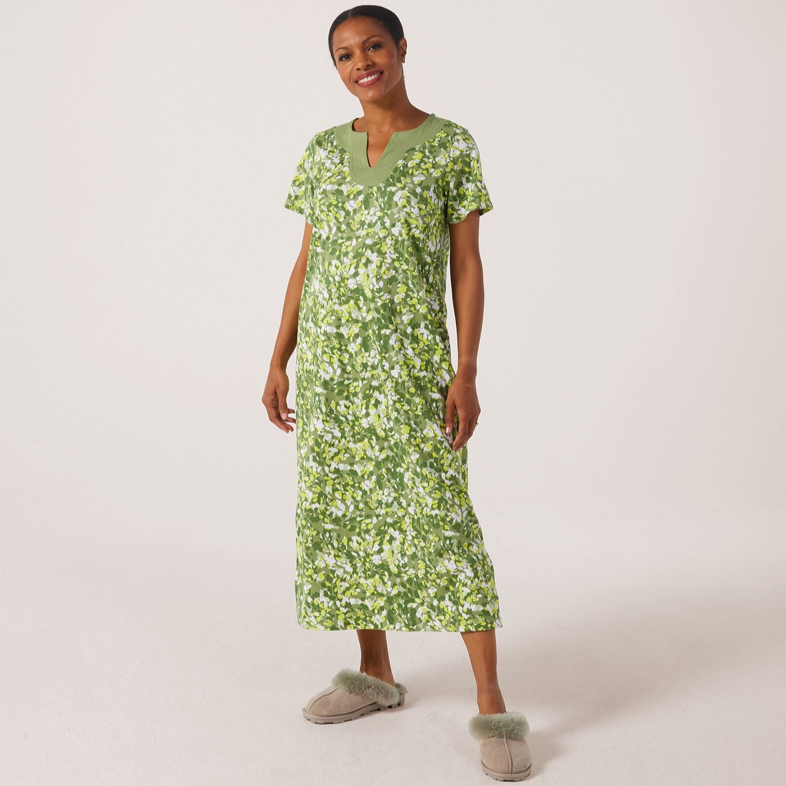 Carole Hochman 100% Cotton Lounge Dress