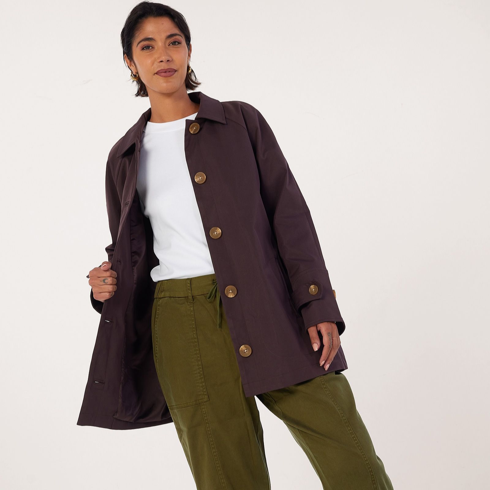 Ben de Lisi Mid Length Trench Coat