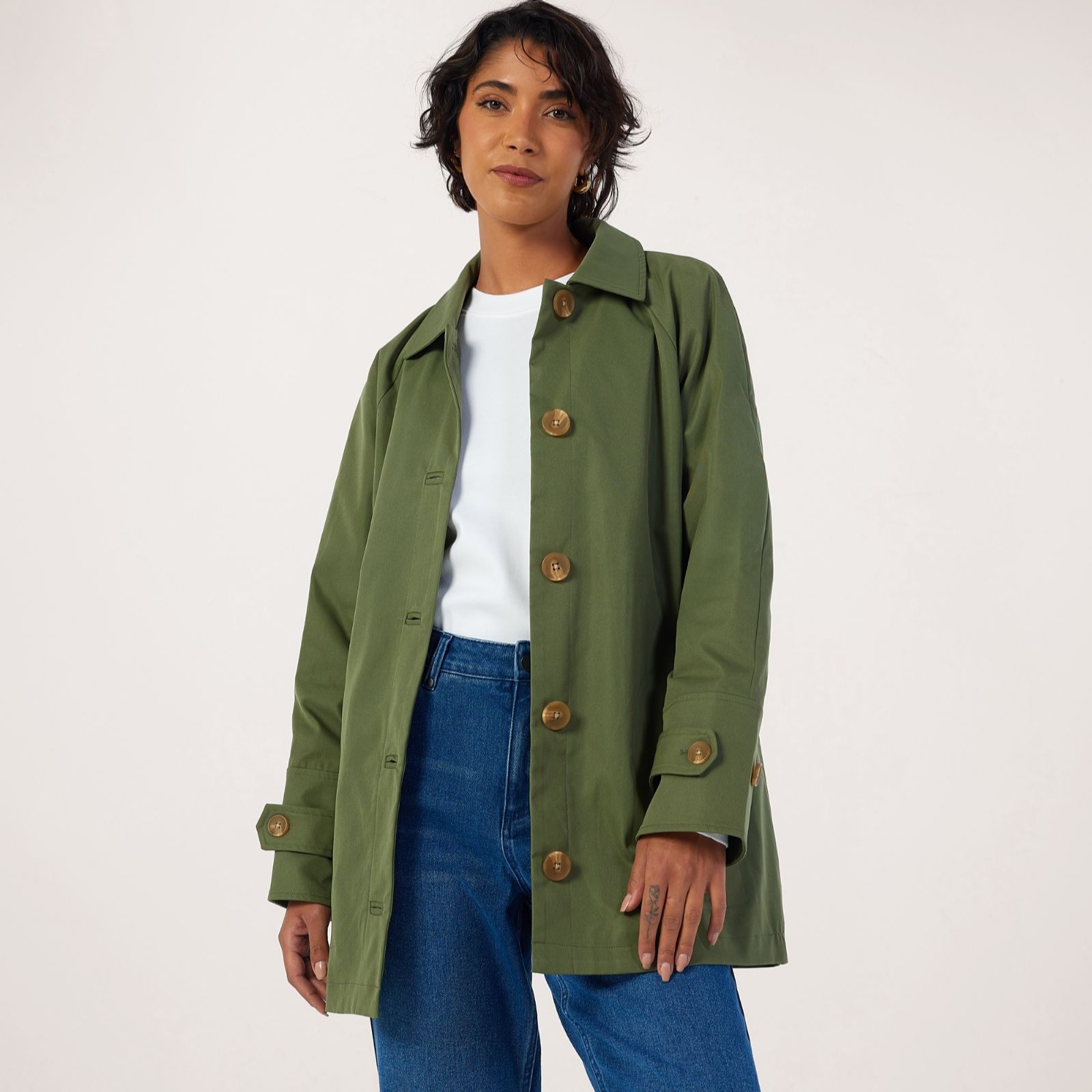 Ben de Lisi Mid Length Trench Coat