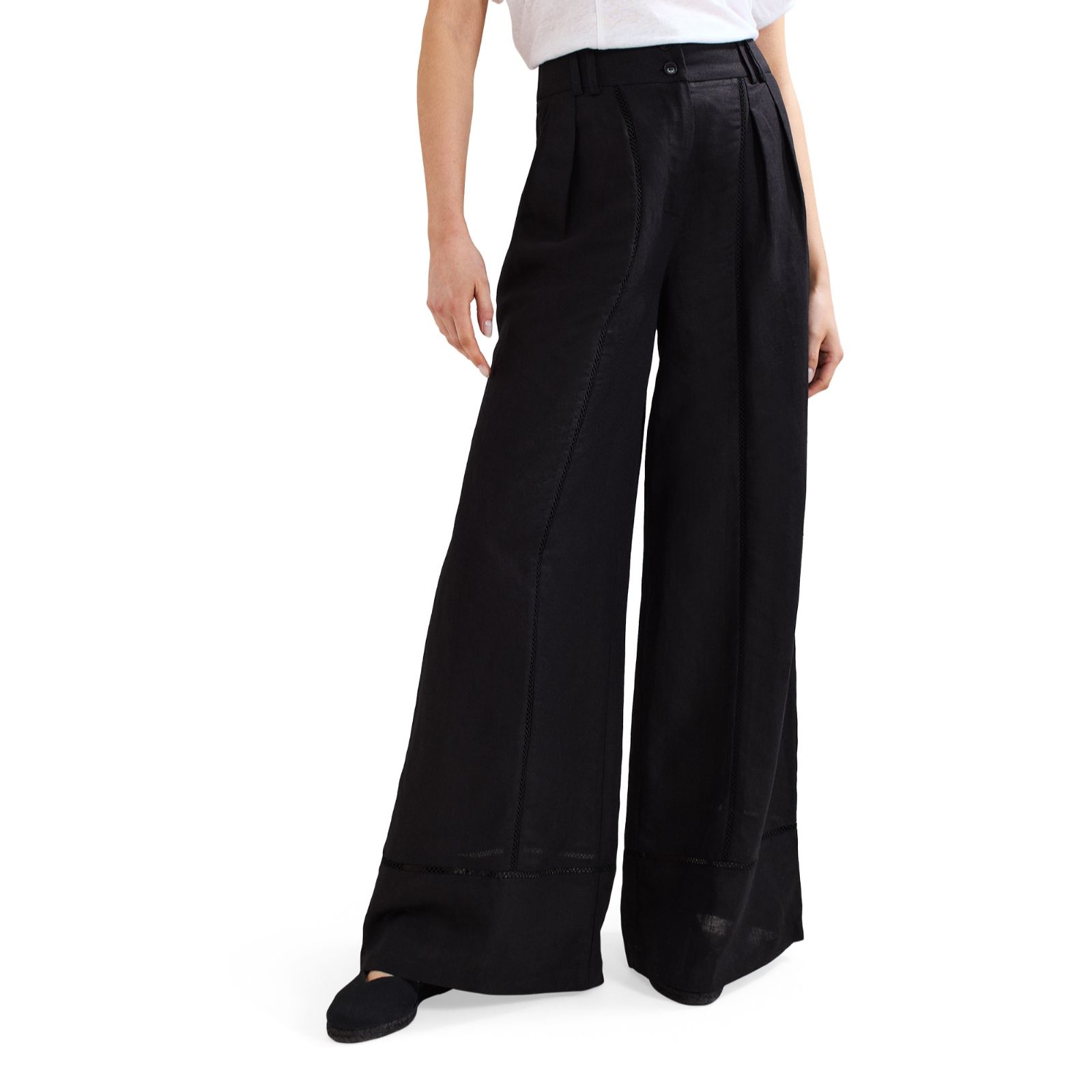Phase Eight Ayse Linen Wide Leg Trouser