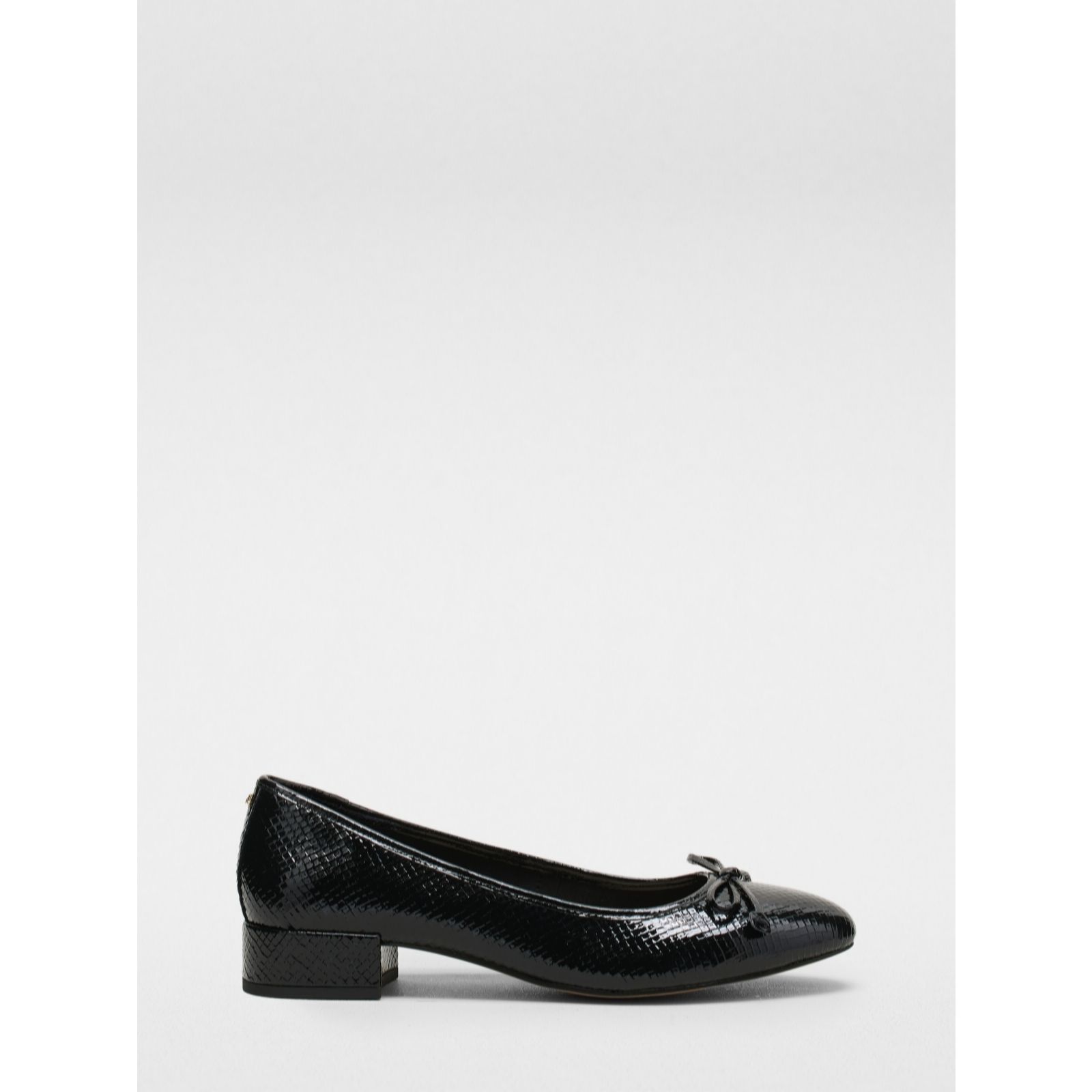 Outlet Dune London Hollies Leather Heeled Ballet Pump