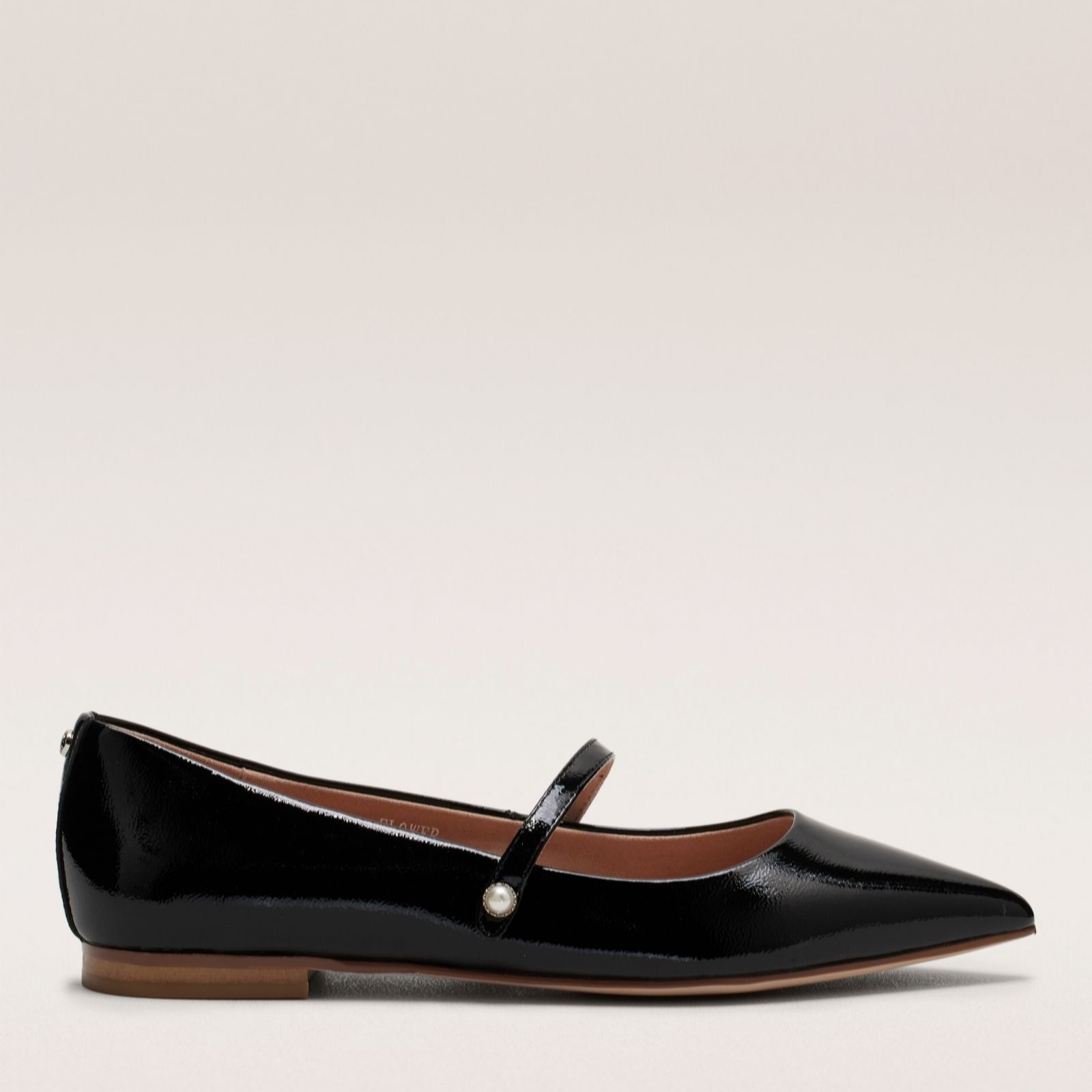 Outlet Moda In Pelle Flower Shoe