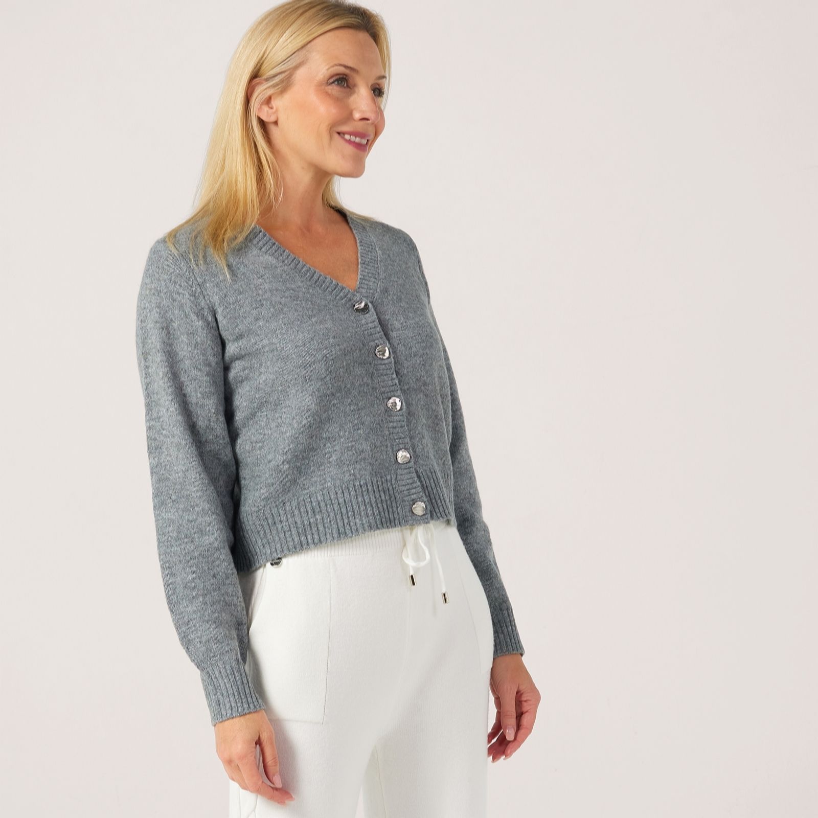 JDY Super Button Detail Cardigan