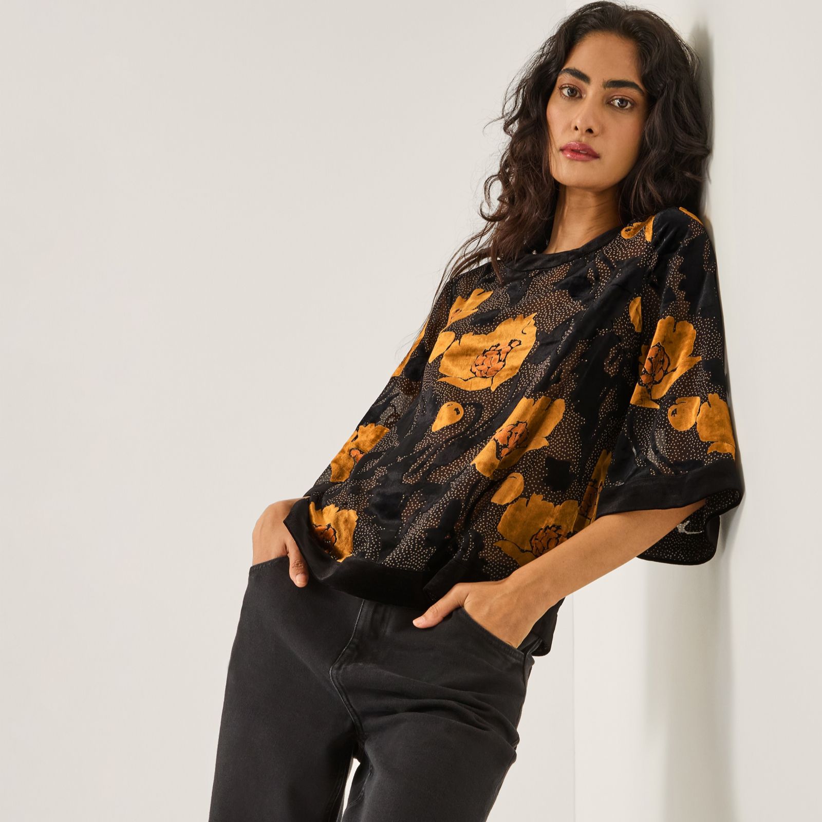 Monsoon Reese Devore Top