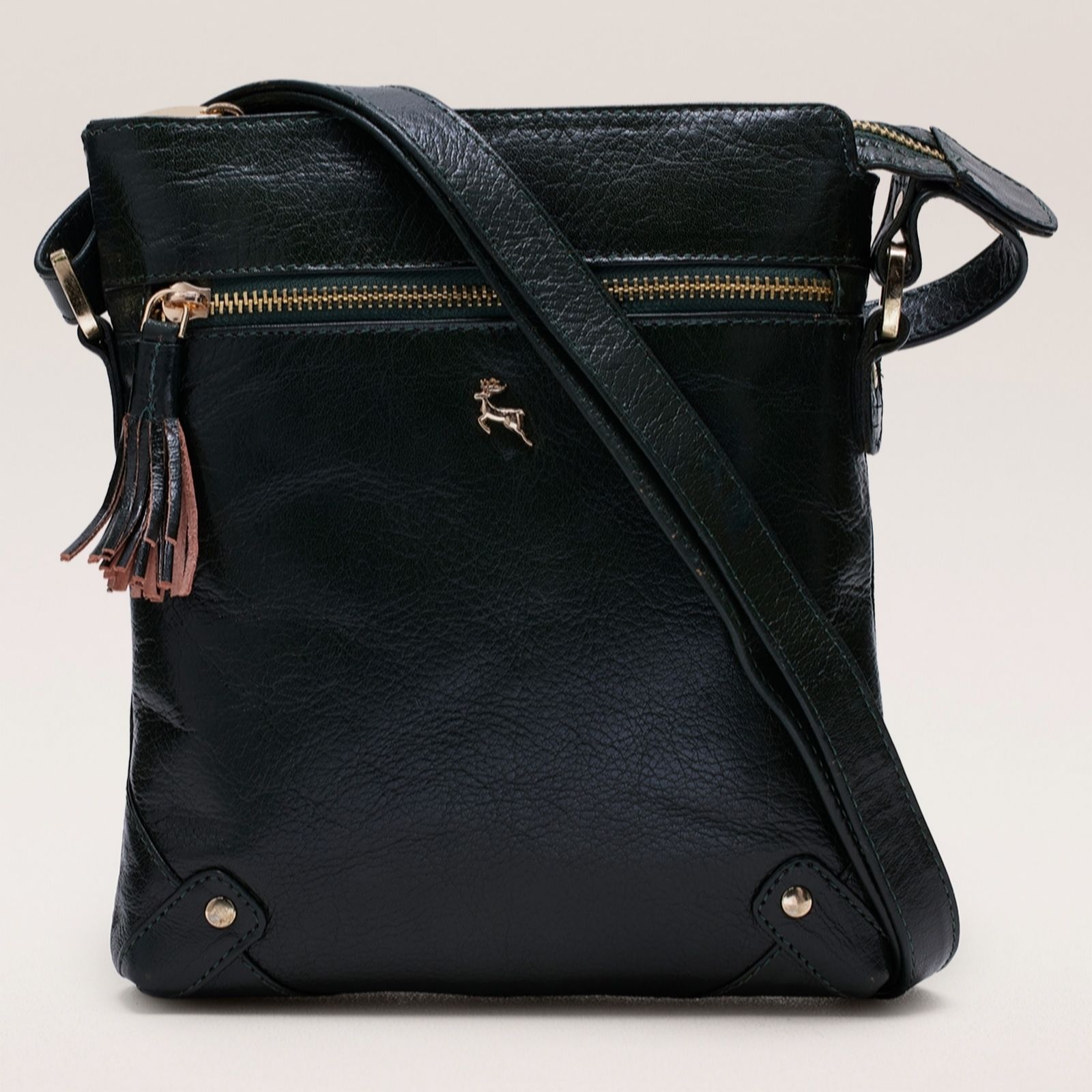 Outlet Ashwood Leather Pocket Crossbody Bag