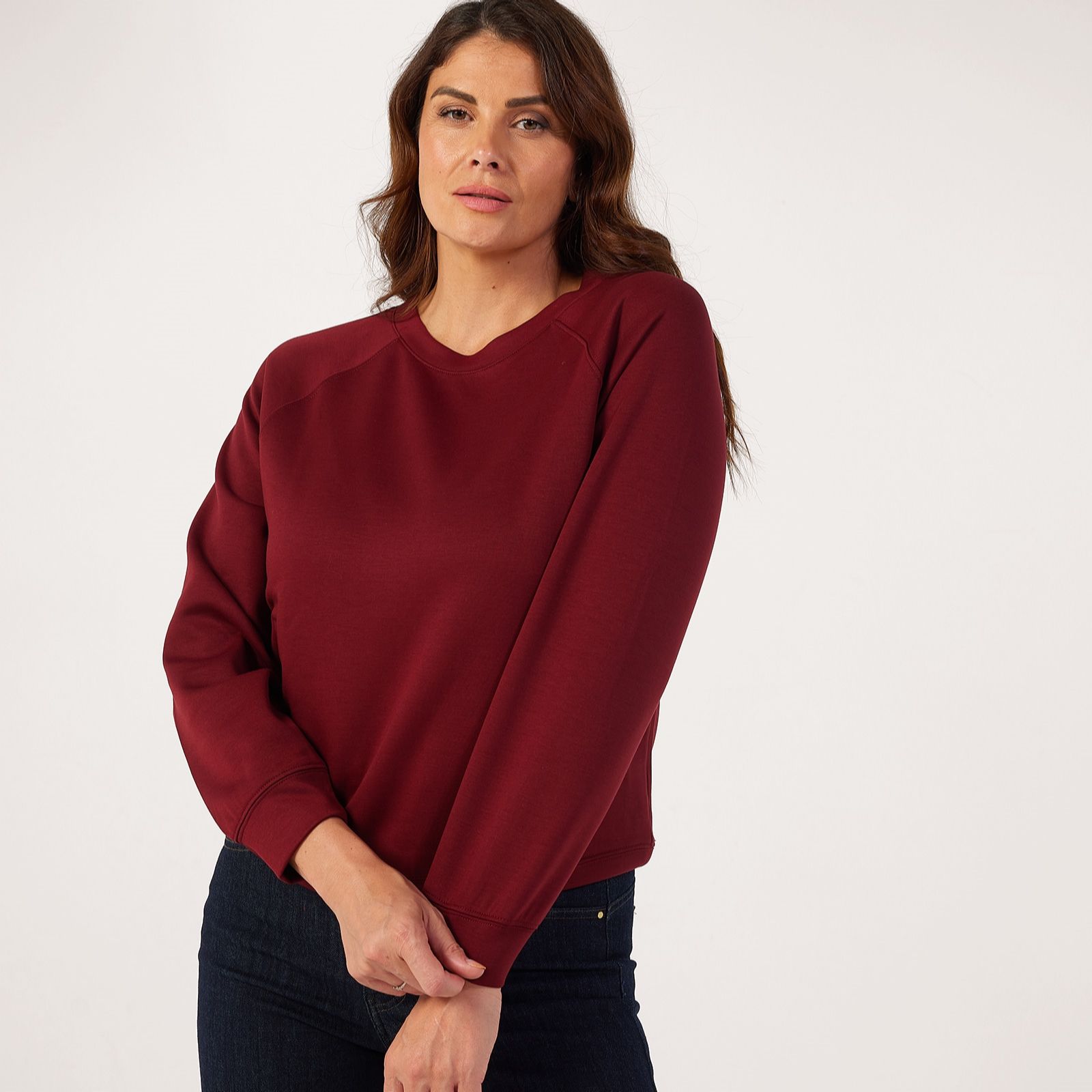Denim & Co Super Soft Crew Neck Jumper