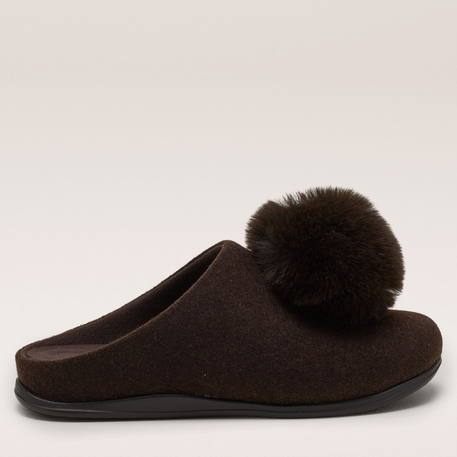 FitFlop IQ0Snug Felt Pom Pom Slipper