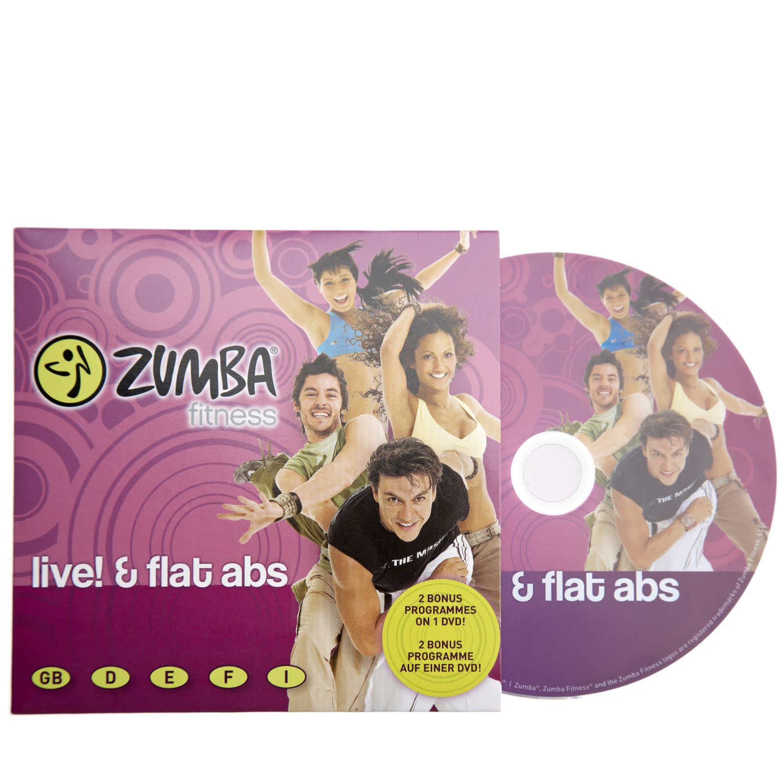 Zumba Fitness Workout with 4 DVD s 2 Toning Sticks Instruction