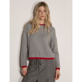 Apricot Contrast Colour Layered Jumper