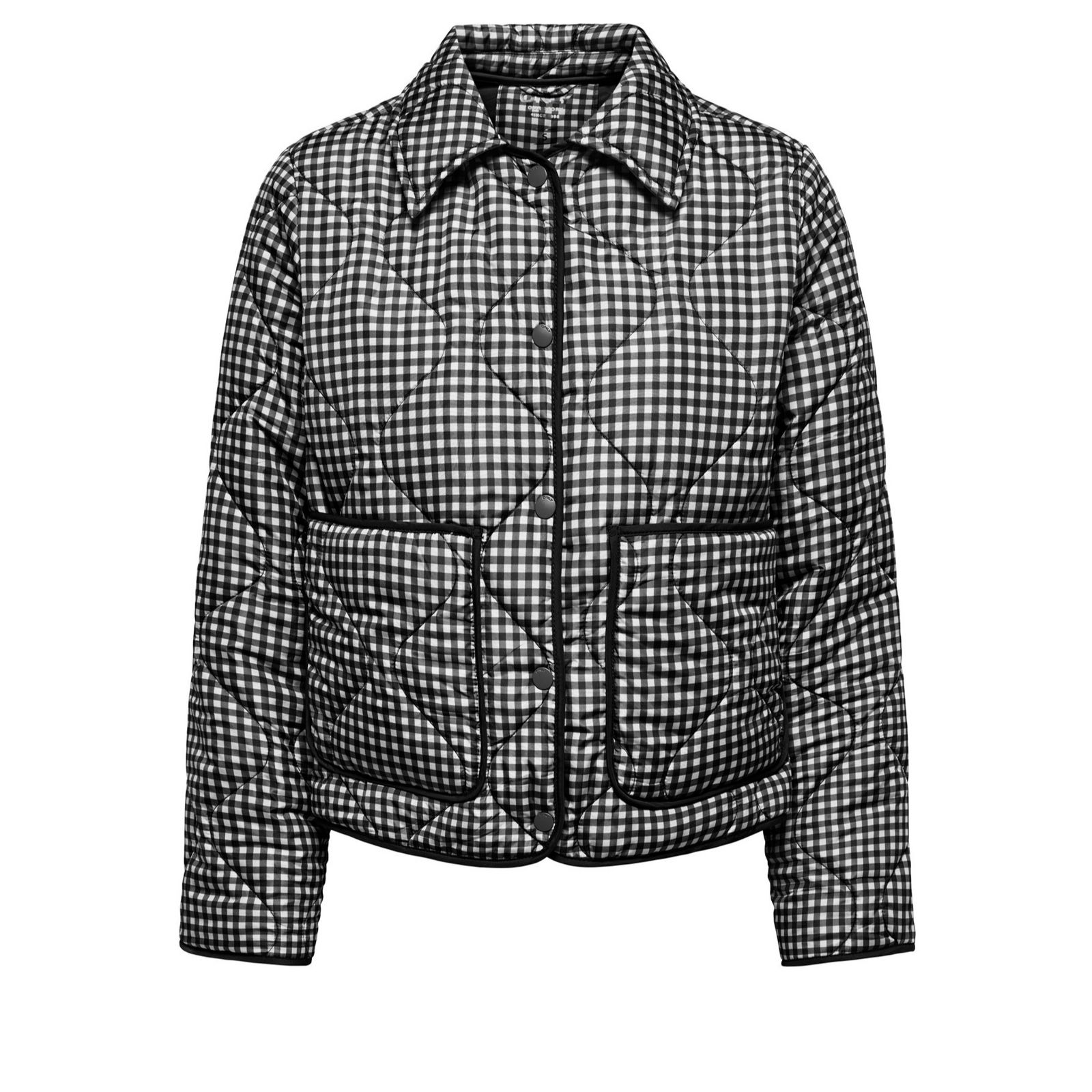 Only Check Quilted Jacket