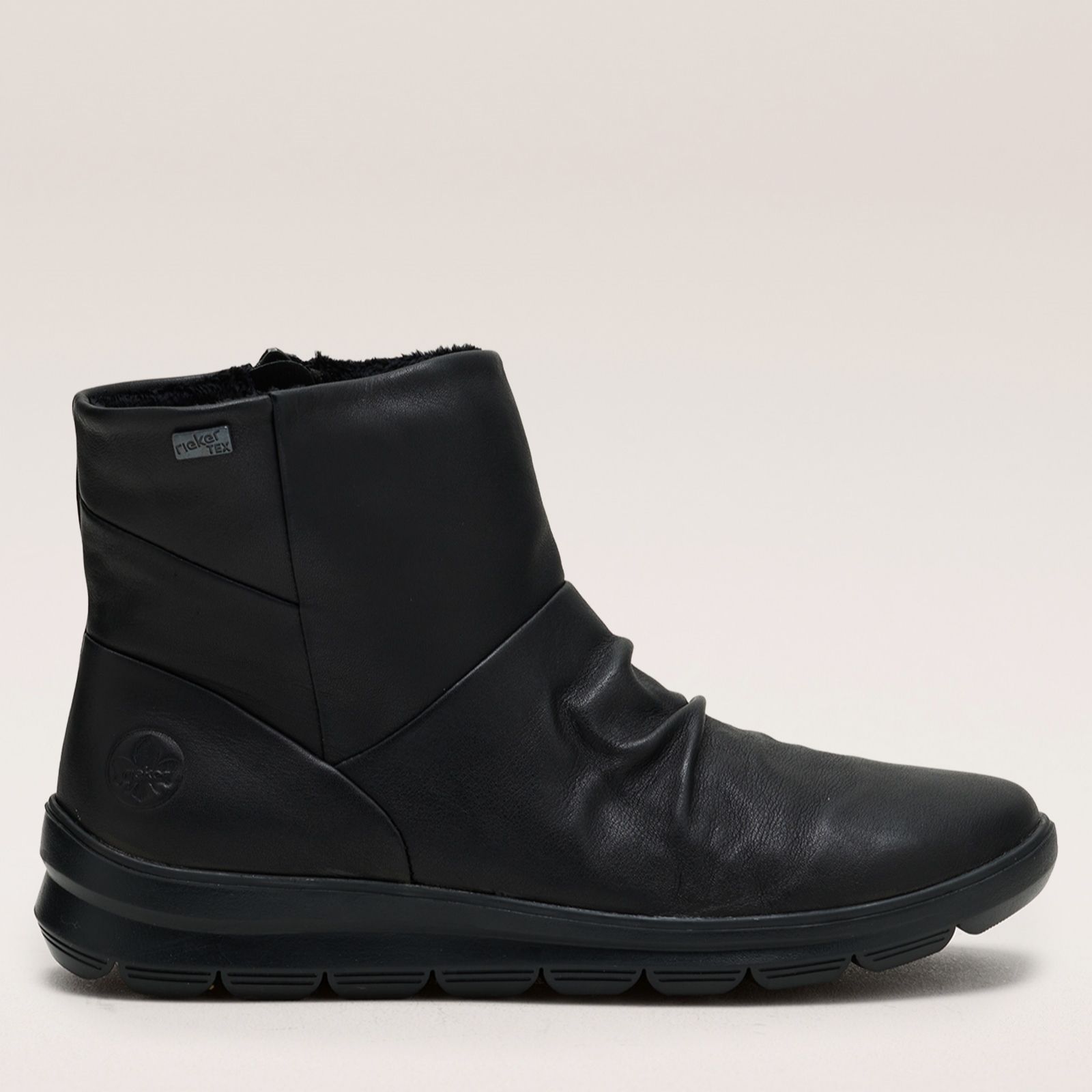 Rieker Velvet Lined Leather Water Resistant Boot