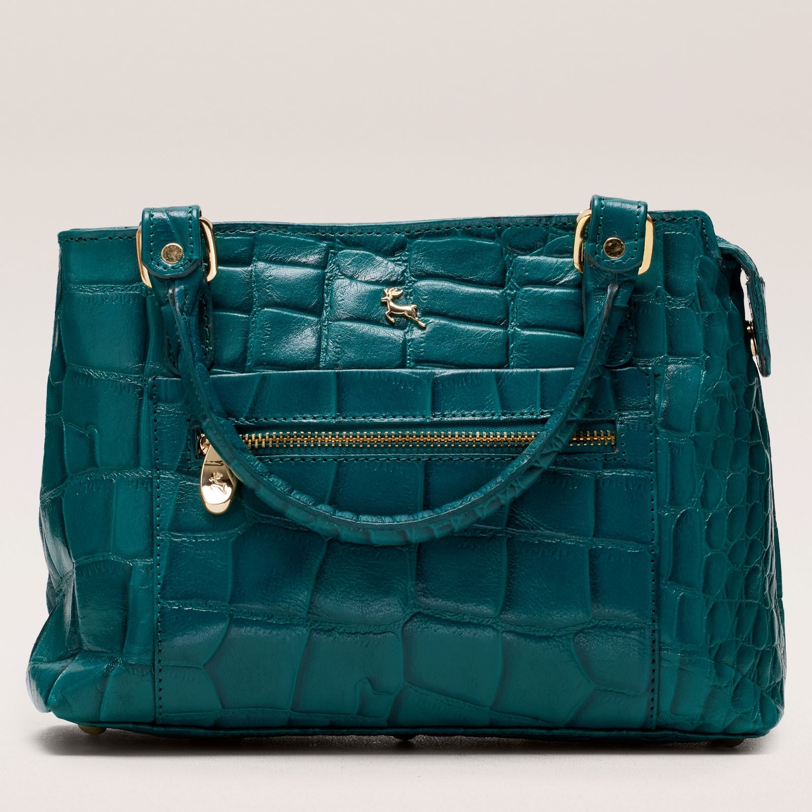 Ashwood Leather Croc Medium Multiway Bag