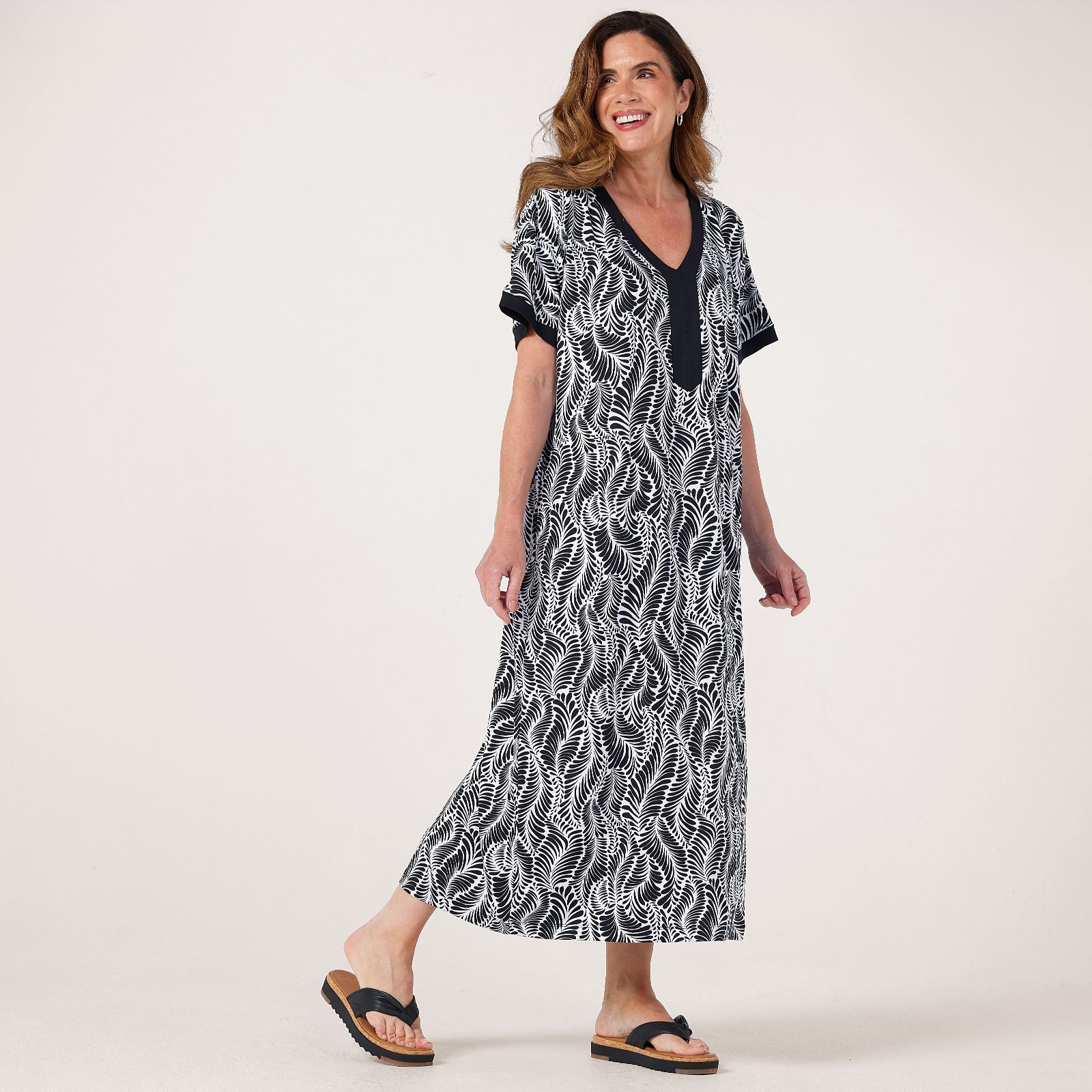 Carole Hochman Jersey Kaftan