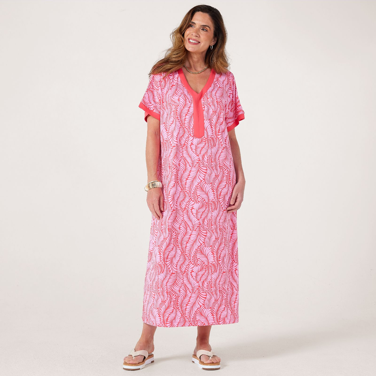 Carole Hochman Jersey Kaftan