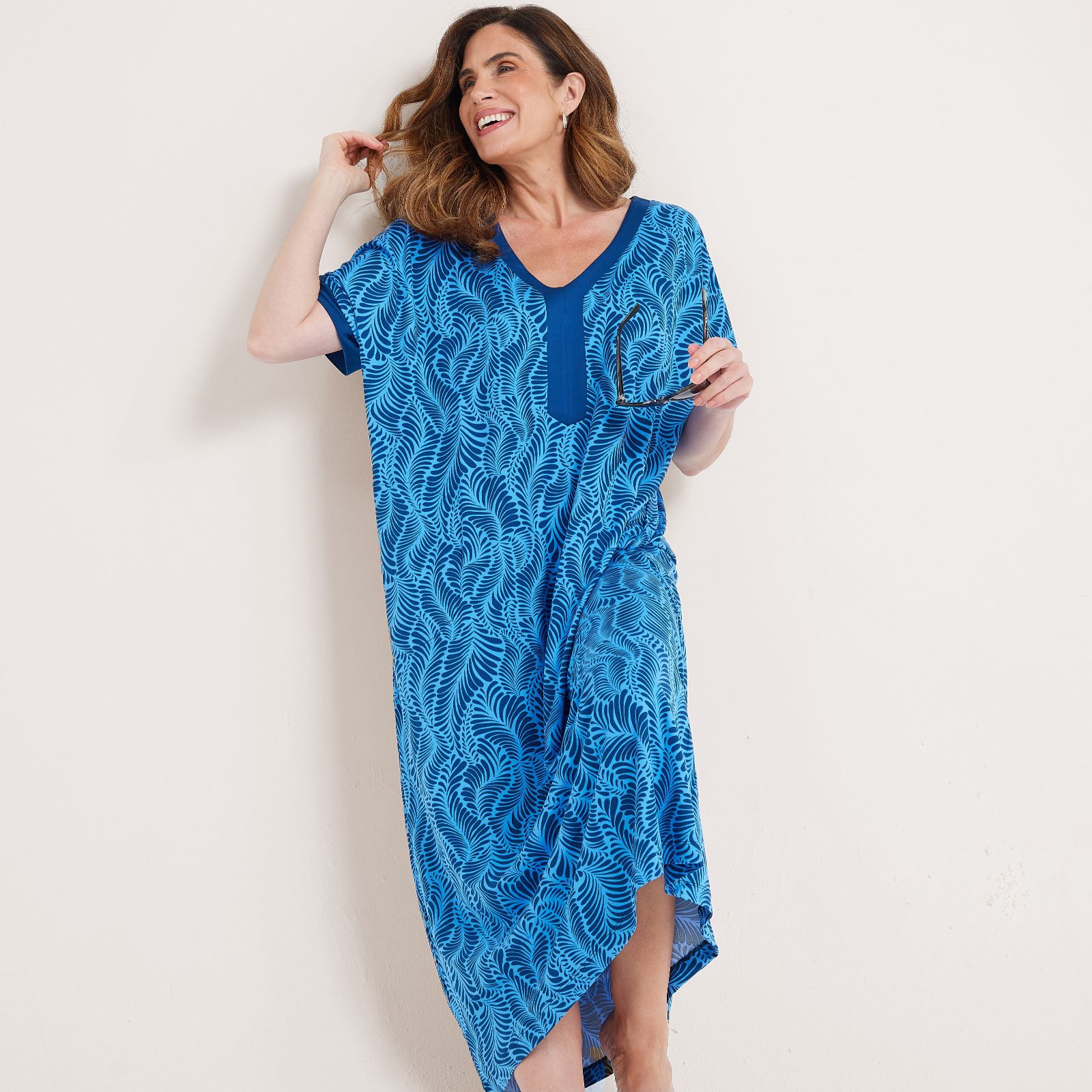 Carole Hochman Jersey Kaftan