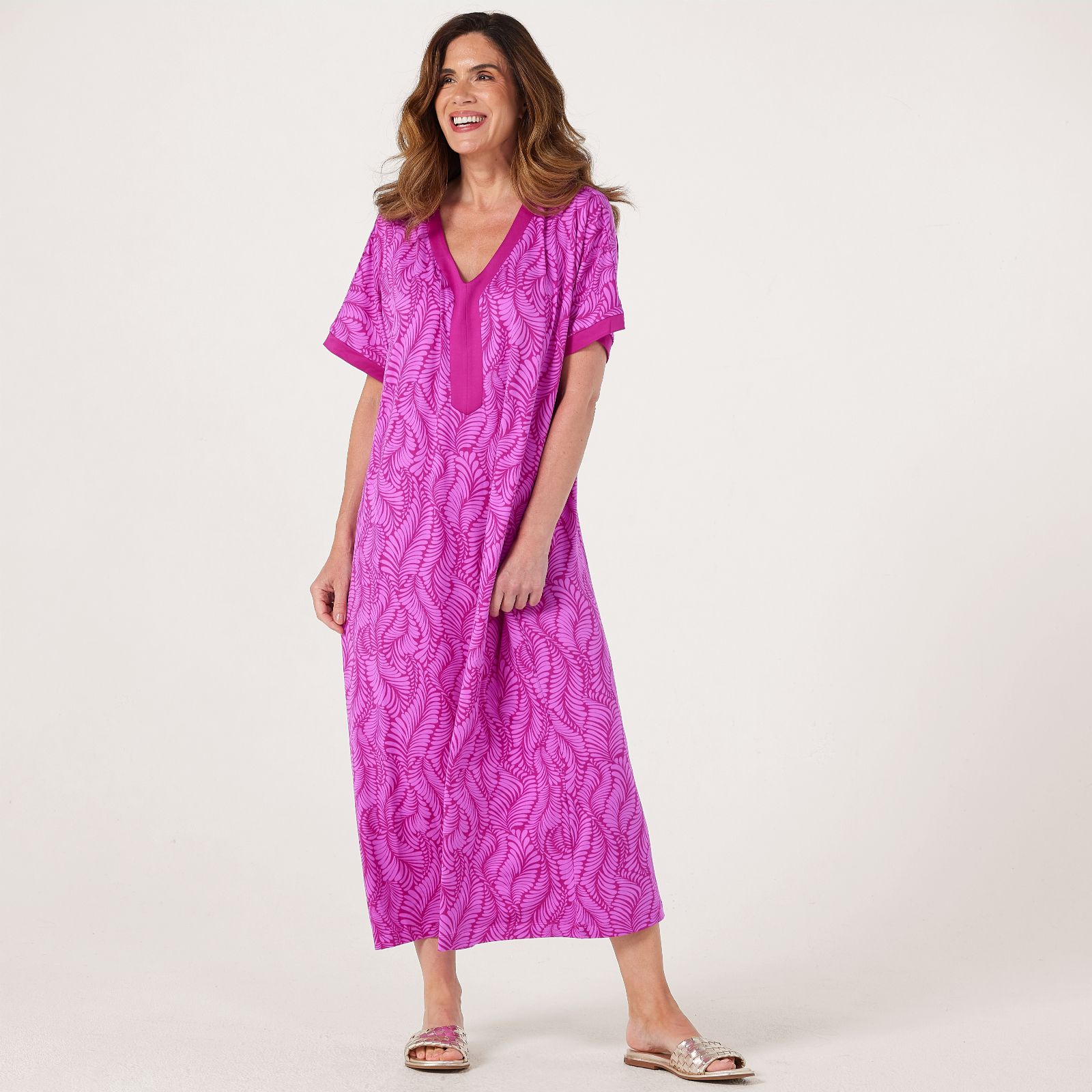 Carole Hochman Jersey Kaftan