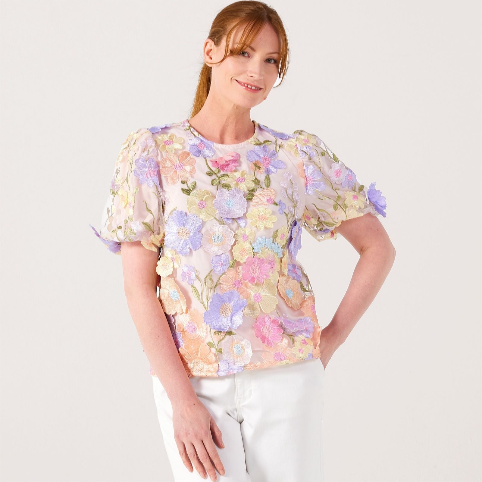 YAS Flowering Detail 3D Top