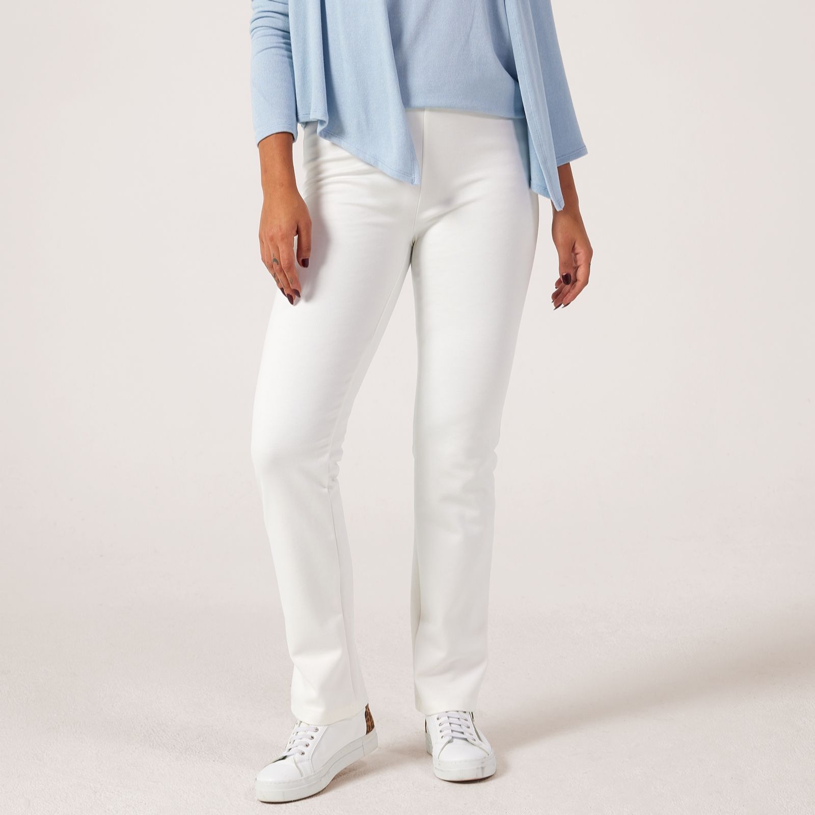 Kim & Co Stretch Ponte Narrow Leg Standard Trousers