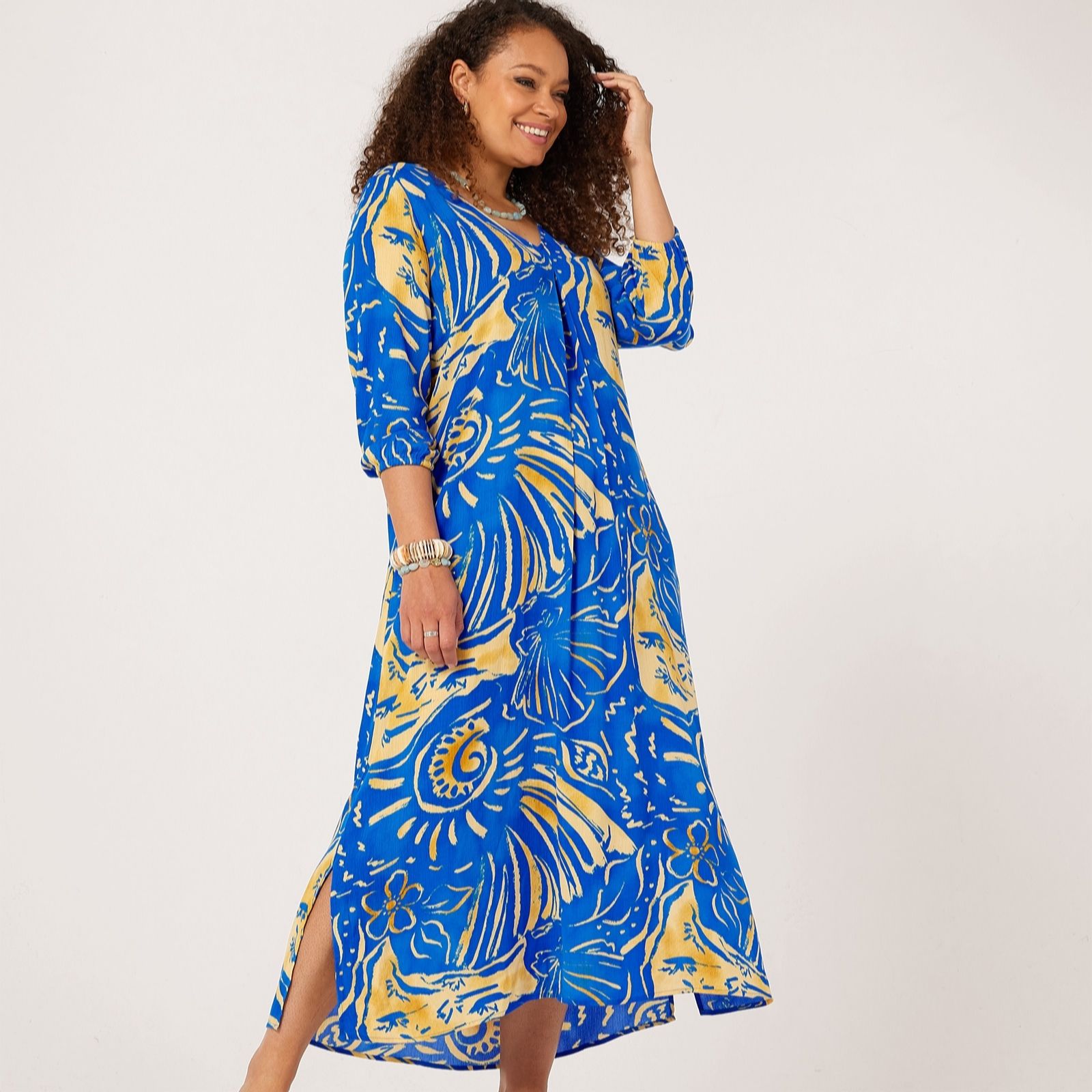 Ruth Langsford Azure Longline Blouson Cover Up