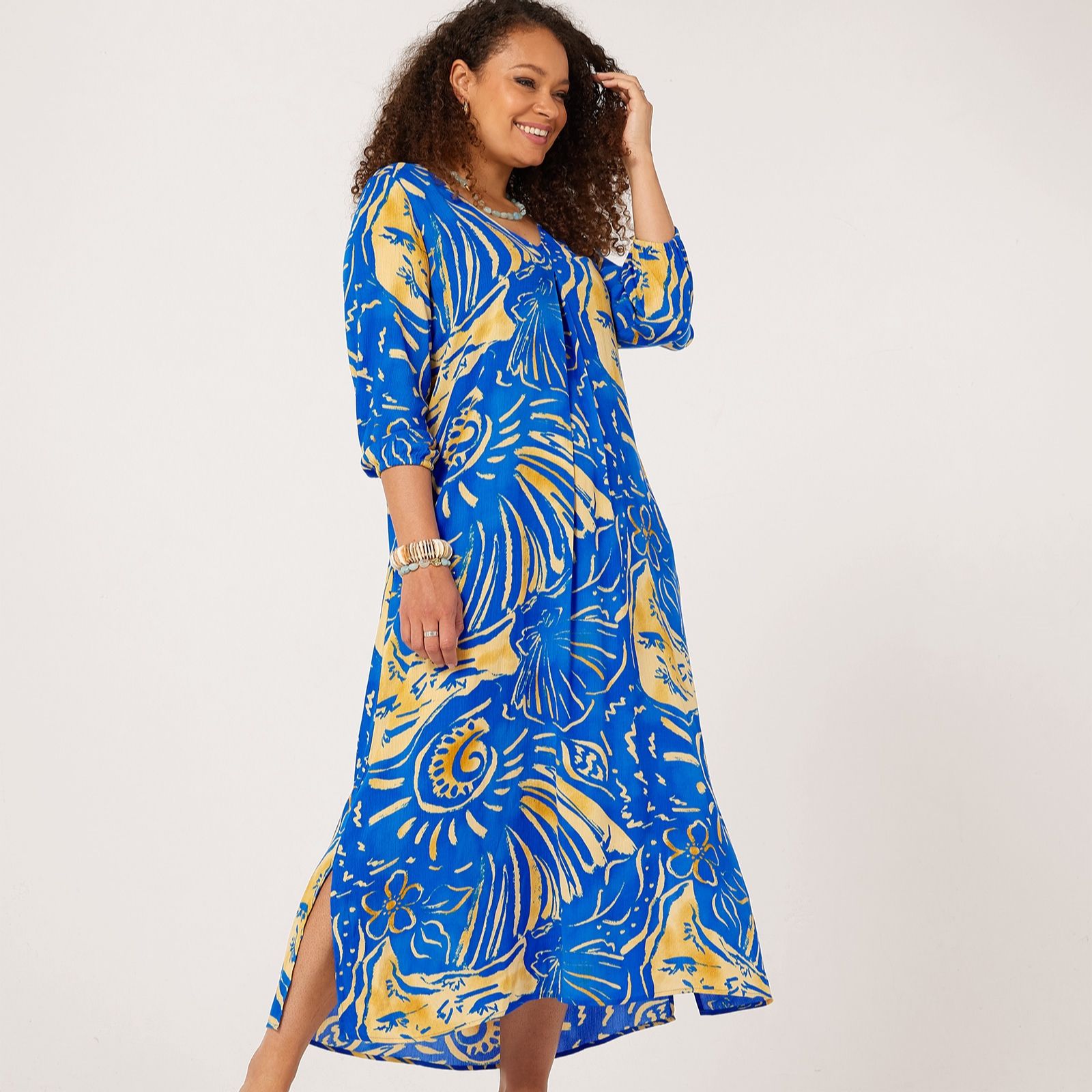 Ruth Langsford Azure Longline Blouson Cover Up