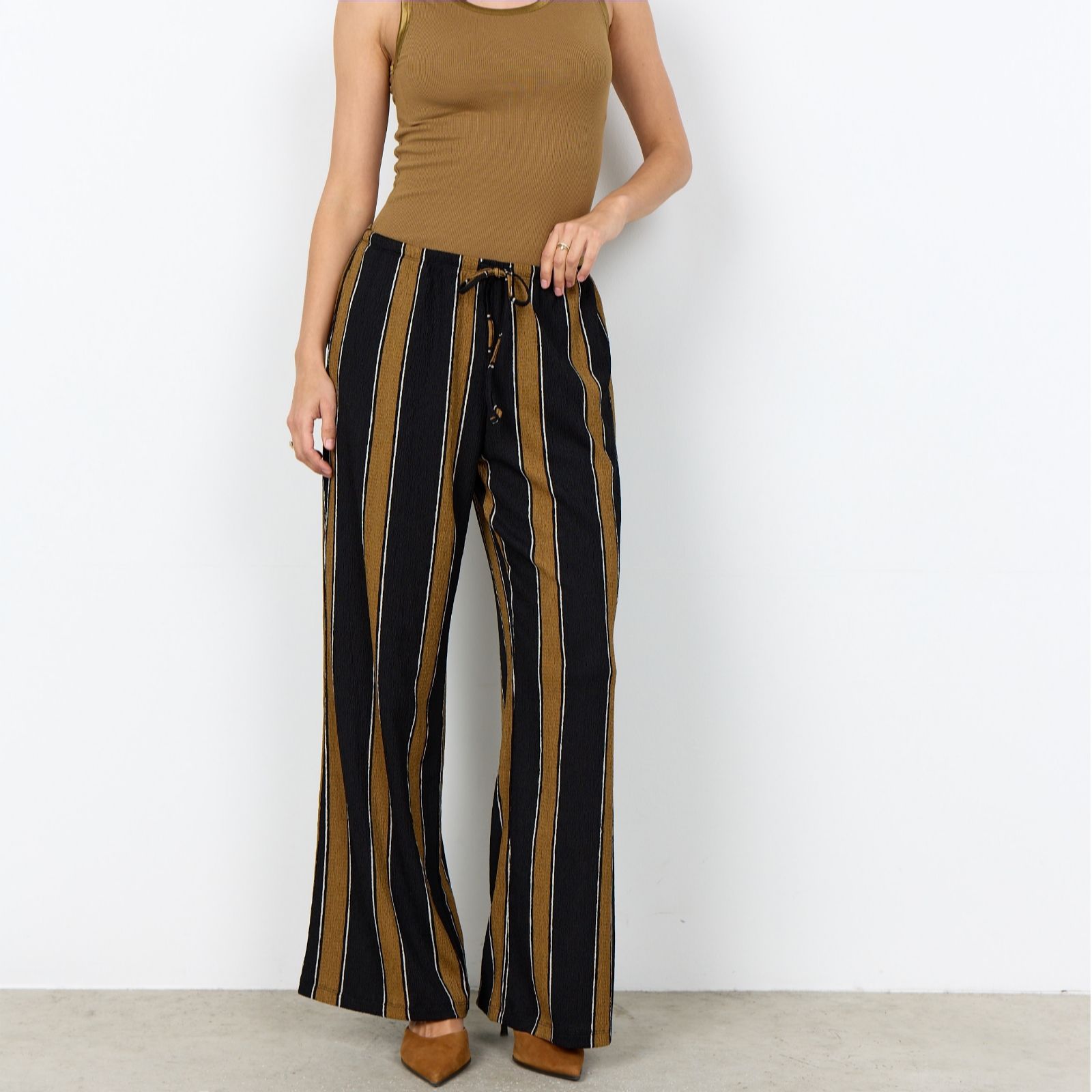 SOYACONCEPT Finja Striped Drawstring Trousers