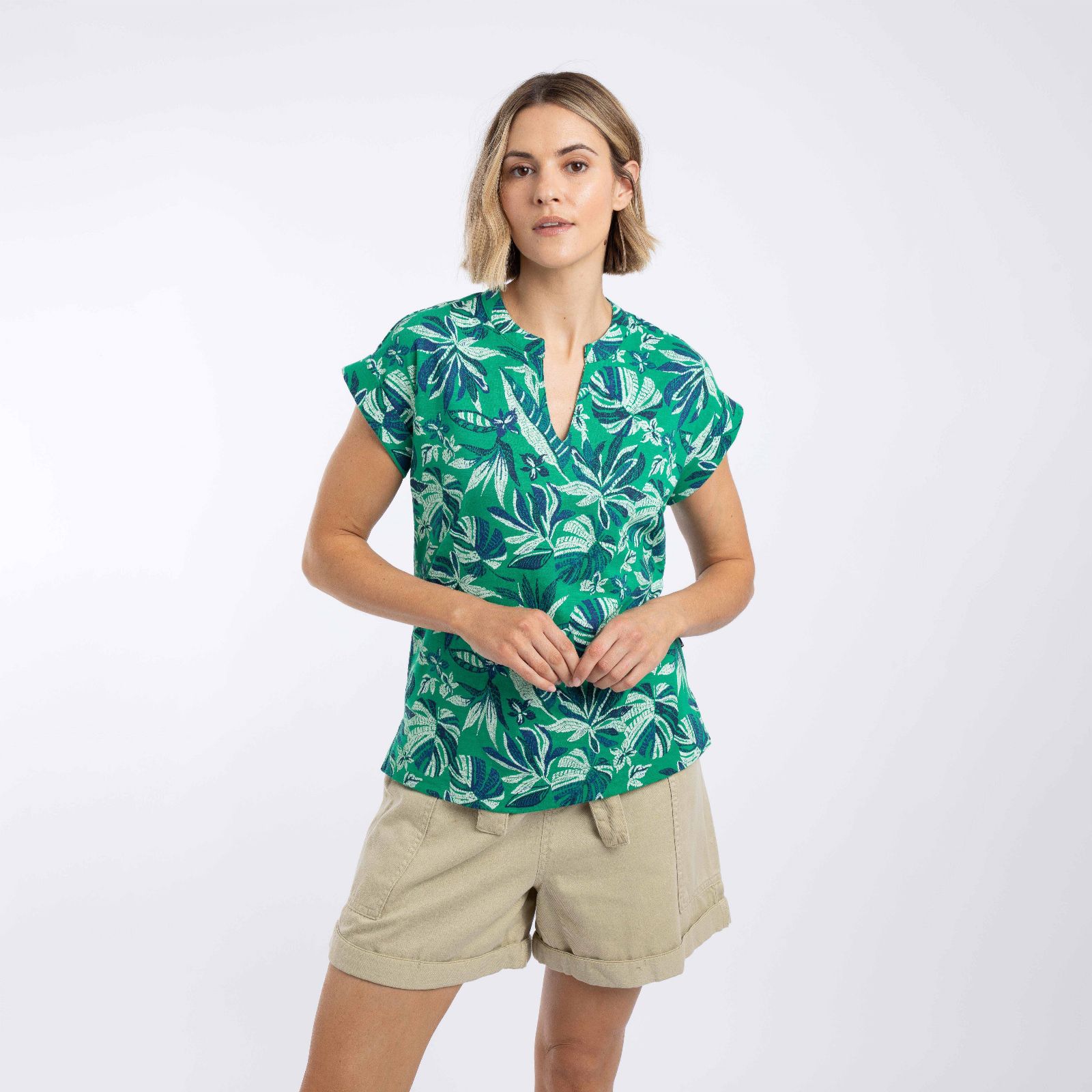 Weird Fish Alia Printed Jersey T-Shirt