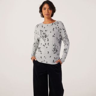 Denim & Co. Paisley Print Jumper