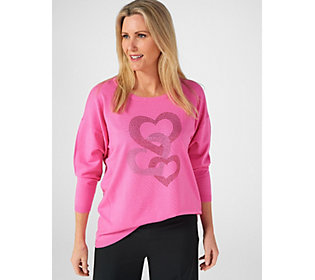 Frank Usher Knitted Jumper with Heart Design