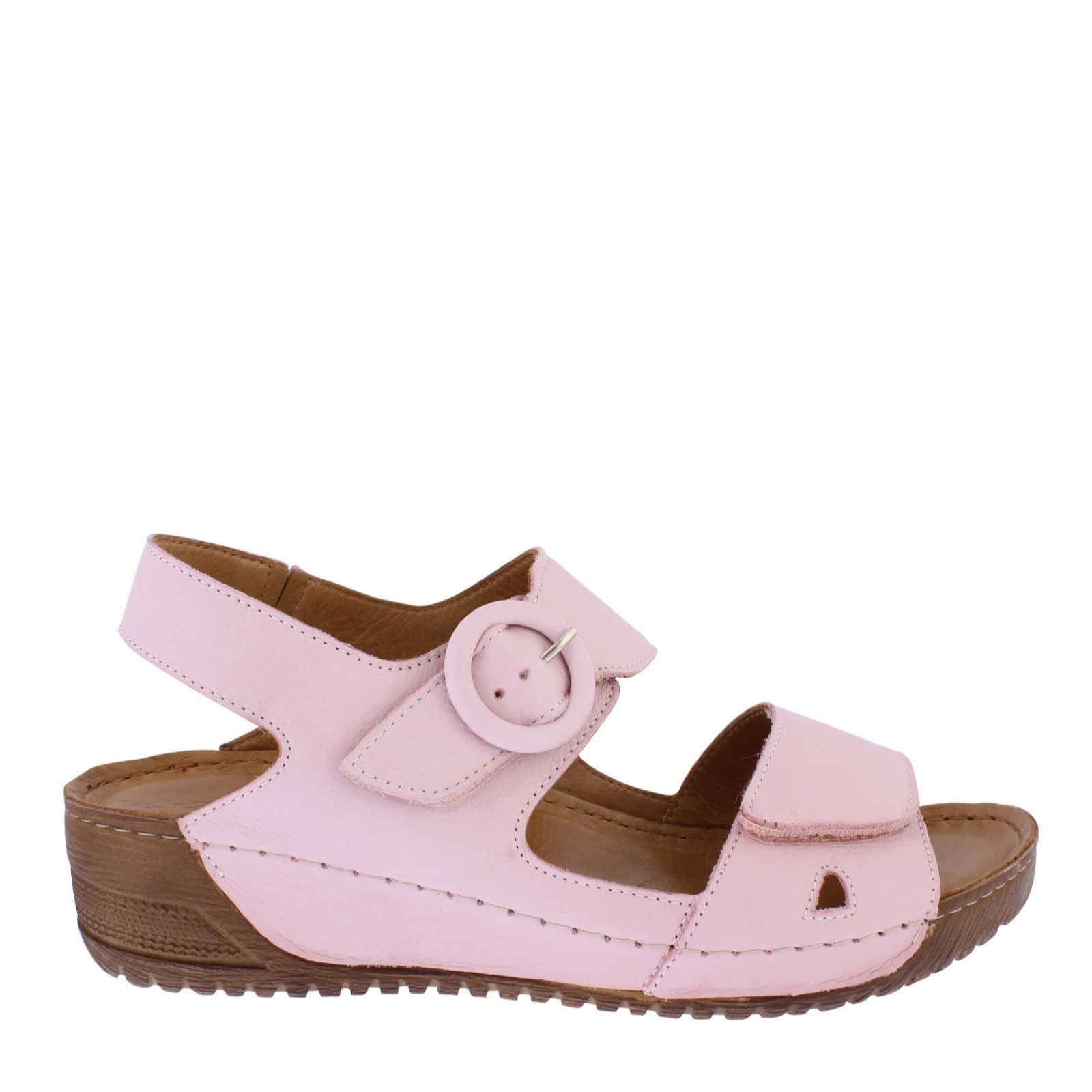 Outlet Adesso Lily Leather Buckle Sandal