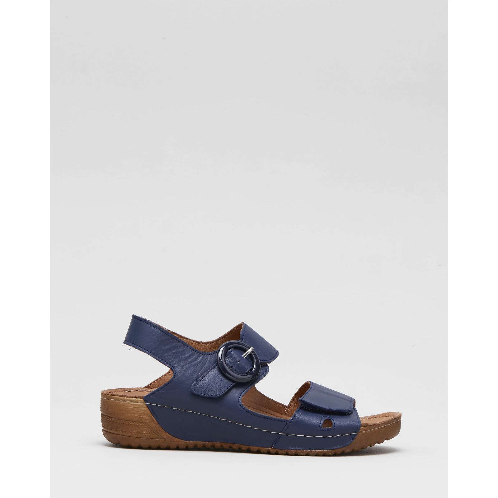 Outlet Adesso Lily Leather Buckle Sandal