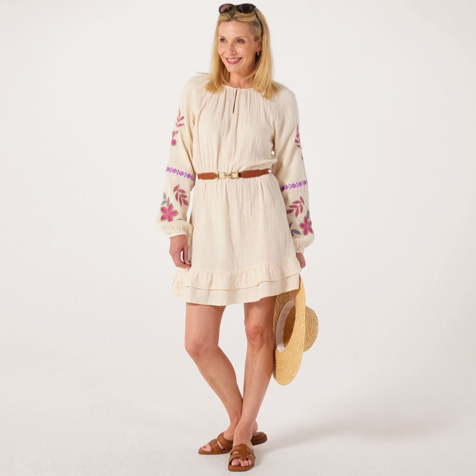Only Blake Embroidered Detail Dress
