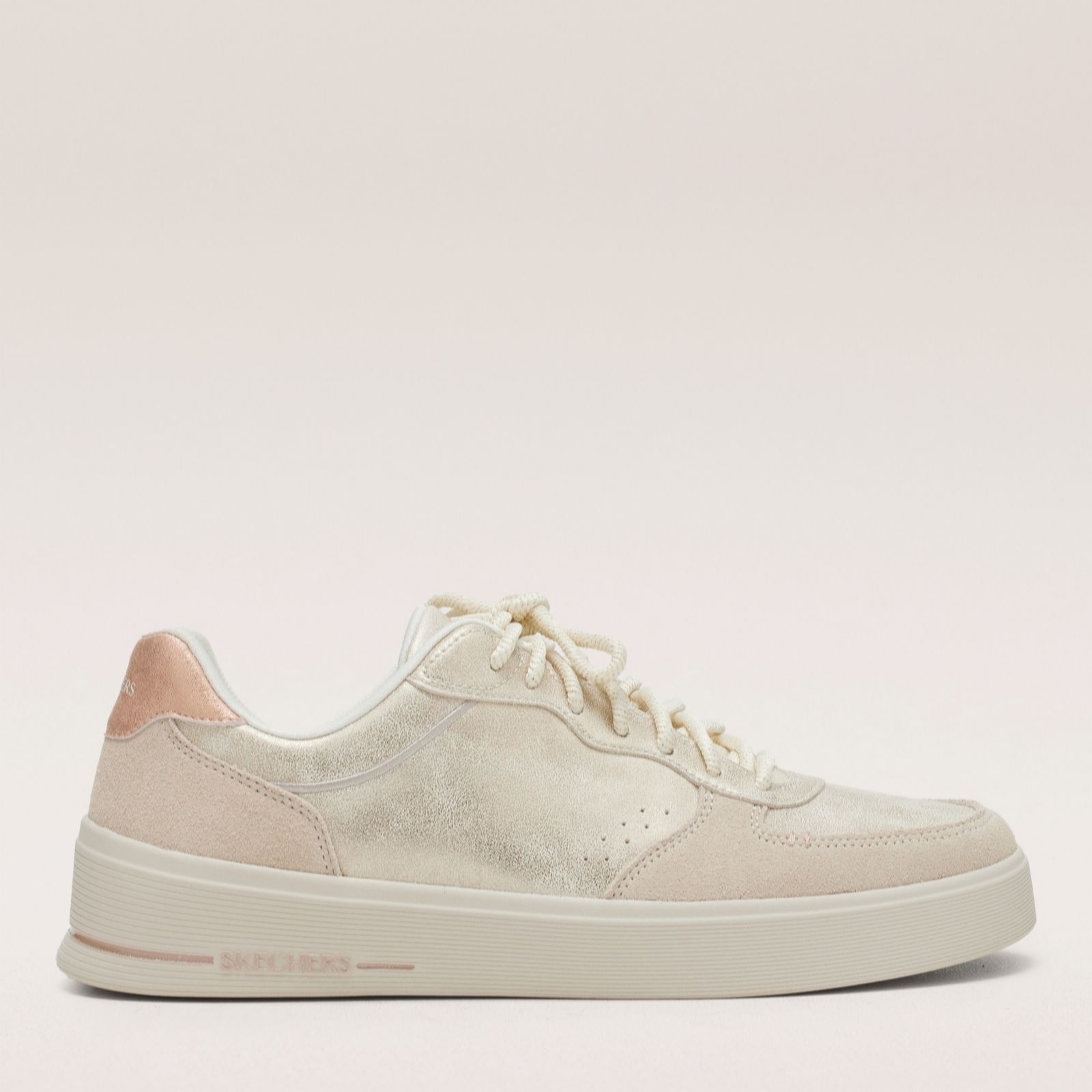 Outlet Skechers Hiland Shimmer Lace Up Trainer