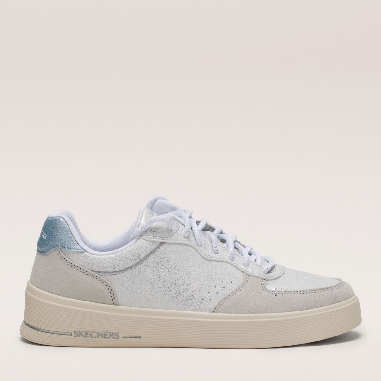 Outlet Skechers Hiland Shimmer Lace Up Trainer
