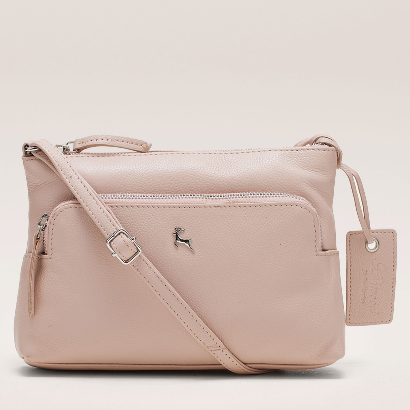 Ashwood Large Cross-Body with Front Zip Compartment