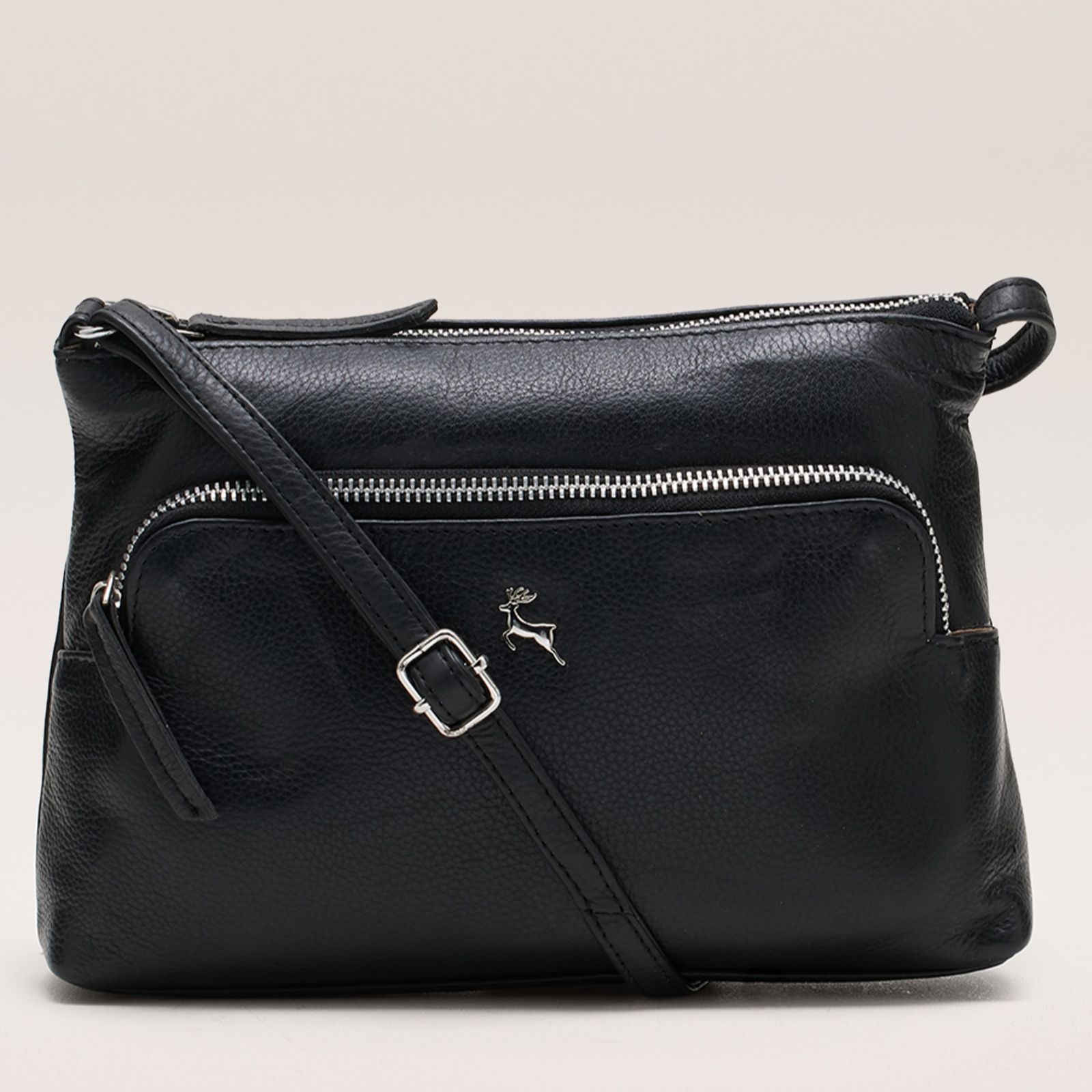 Ashwood Large Cross-Body with Front Zip Compartment