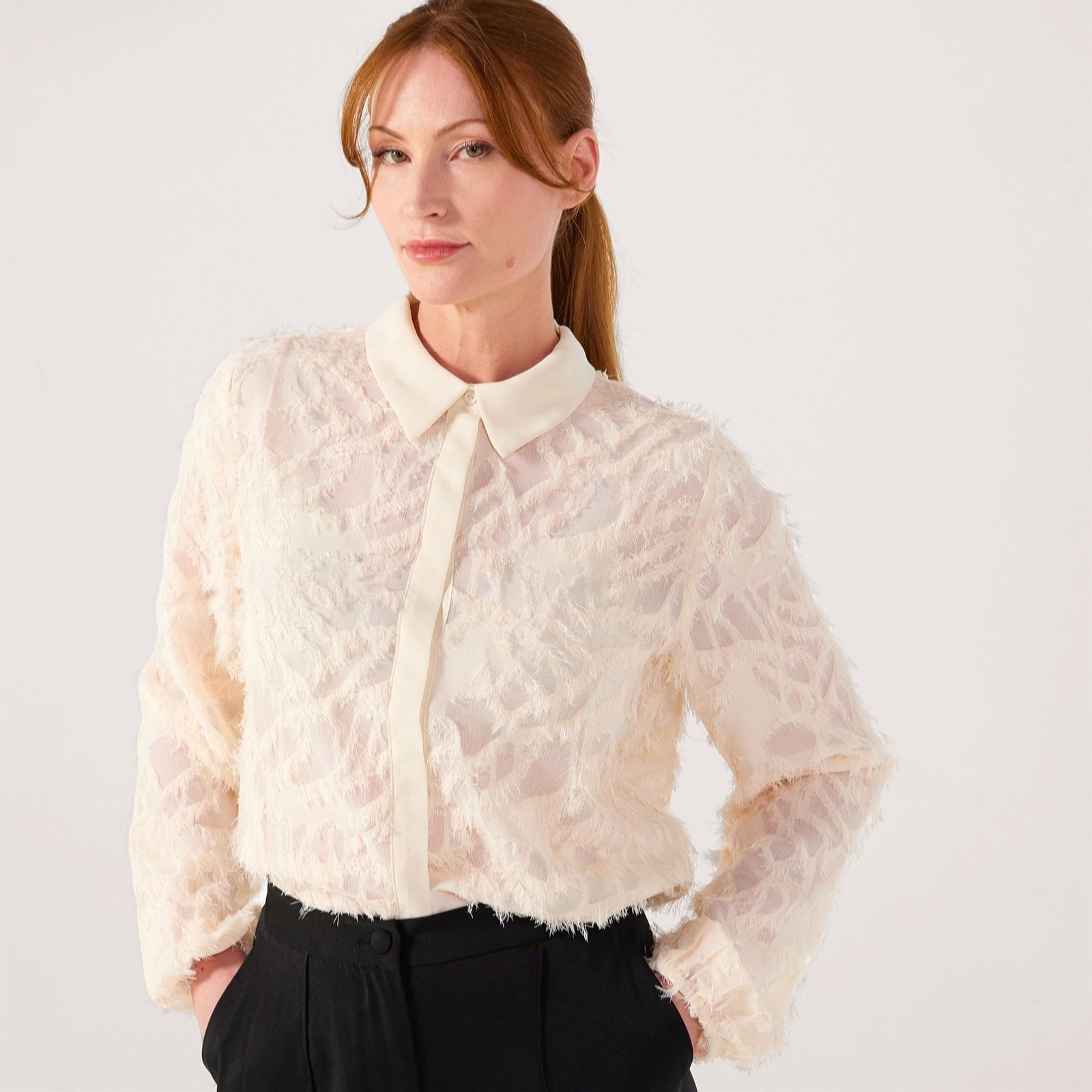 Yas Gia Textured Shirt