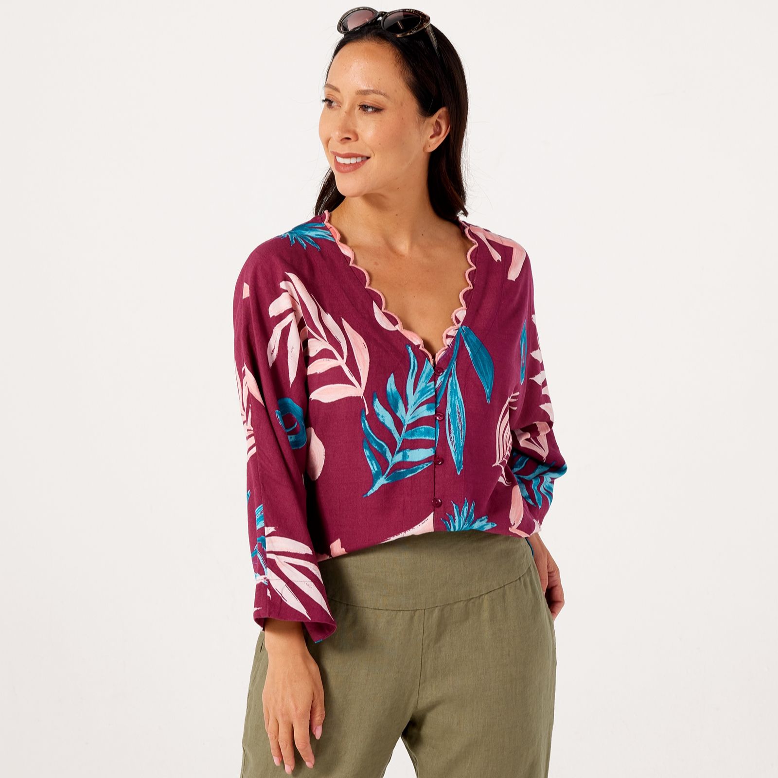 Monsoon Cassie Printed Blouse