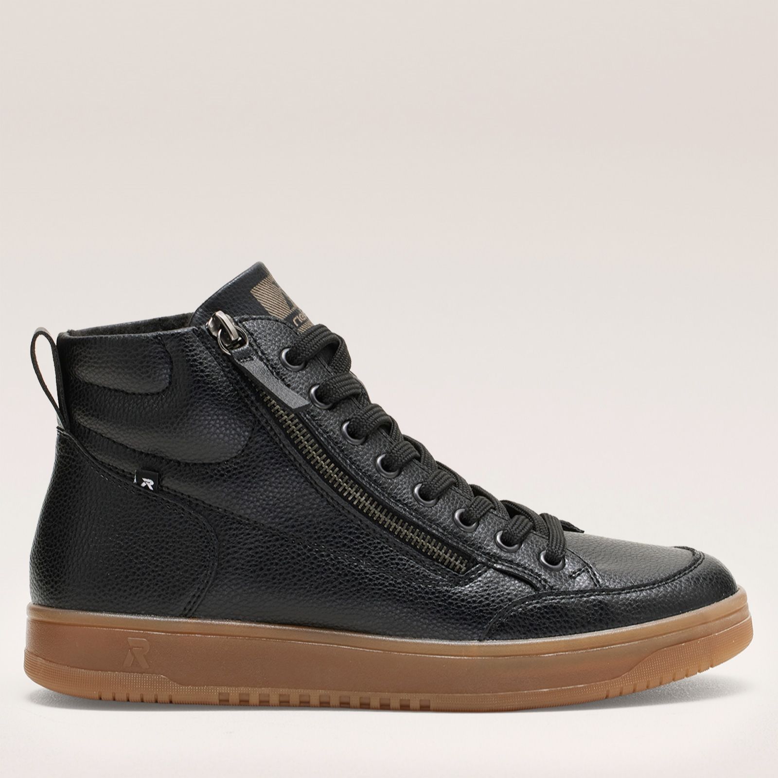 Rieker Leather Side Zip Trainer Boot